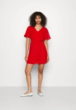 Anna Field V-Neck Sleeve Dress- Jurk -Dark Red 13 Anna Field V-Neck Sleeve Dress- Jurk -Dark Red -Anna Field 05689bd42fac47e48fb1df1d3913ed34