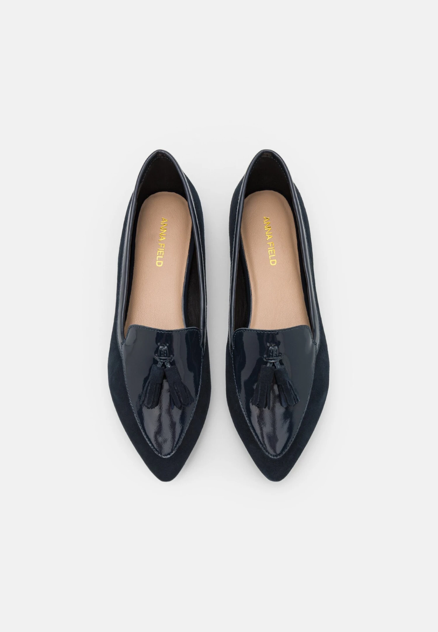 Anna Field Leather - Ballerina'S - Dark Blue 8 Anna Field Leather - Ballerina'S - Dark Blue - Afbeelding 6