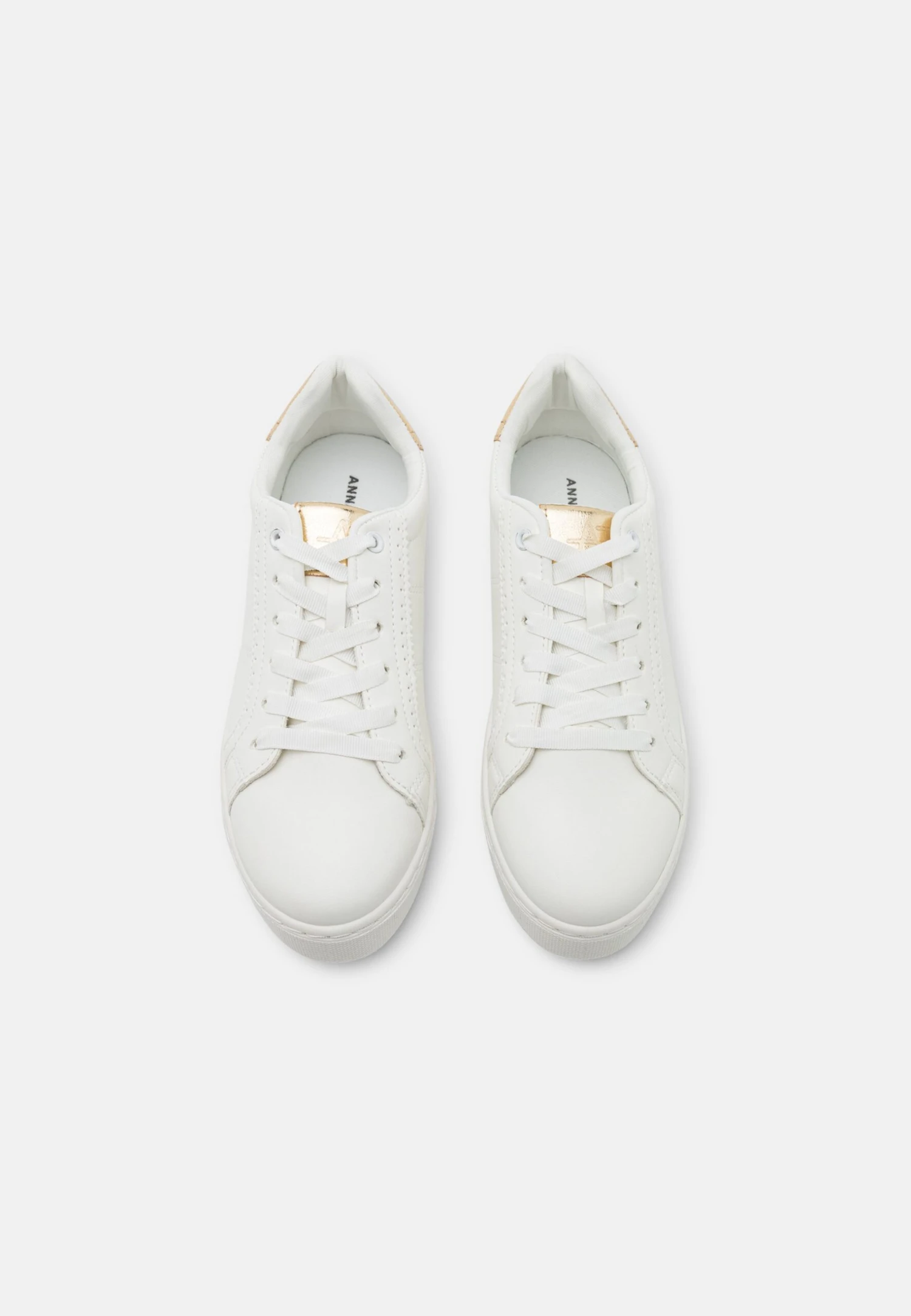 Anna Field Sneakers Laag - White/Gold 8 Anna Field Sneakers Laag - White/Gold - Afbeelding 6