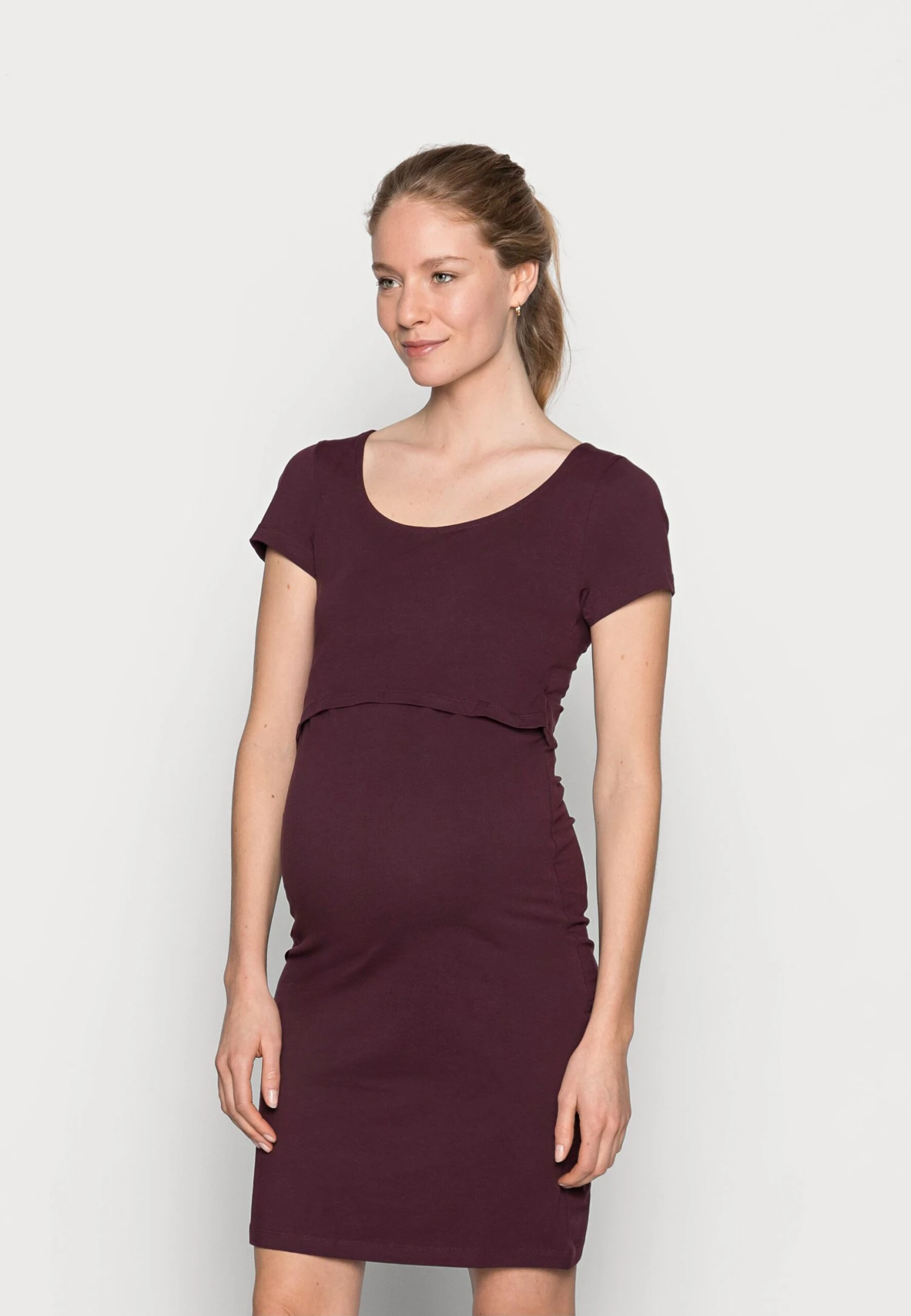 2Er Pack Nursing Function Dress - Etui-Jurk - Black/Bordeaux 4 2Er Pack Nursing Function Dress - Etui-Jurk - Black/Bordeaux - Afbeelding 2