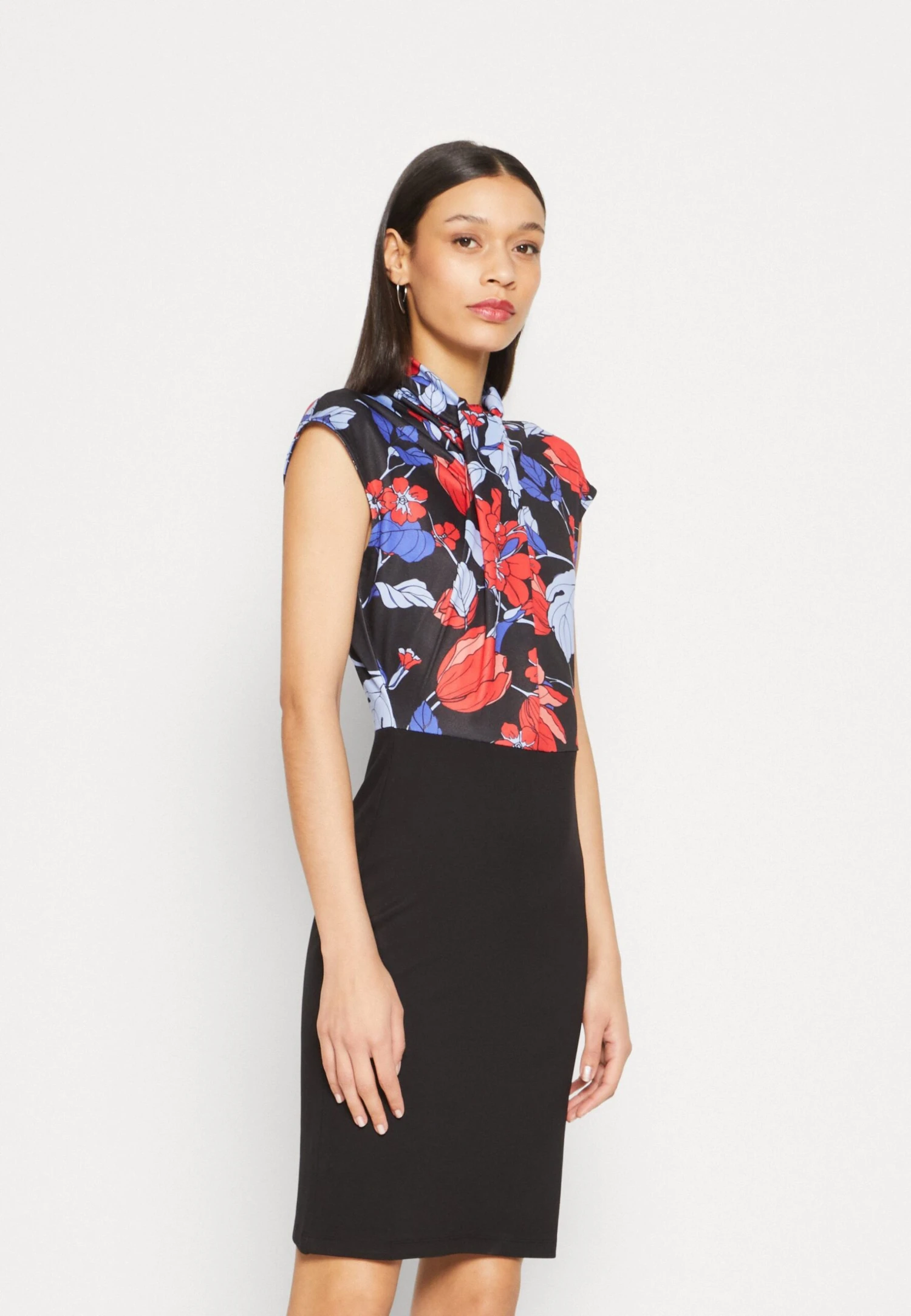 Anna Field Jerseyjurk - Black/Red/Blue 5 Anna Field Jerseyjurk - Black/Red/Blue - Afbeelding 3