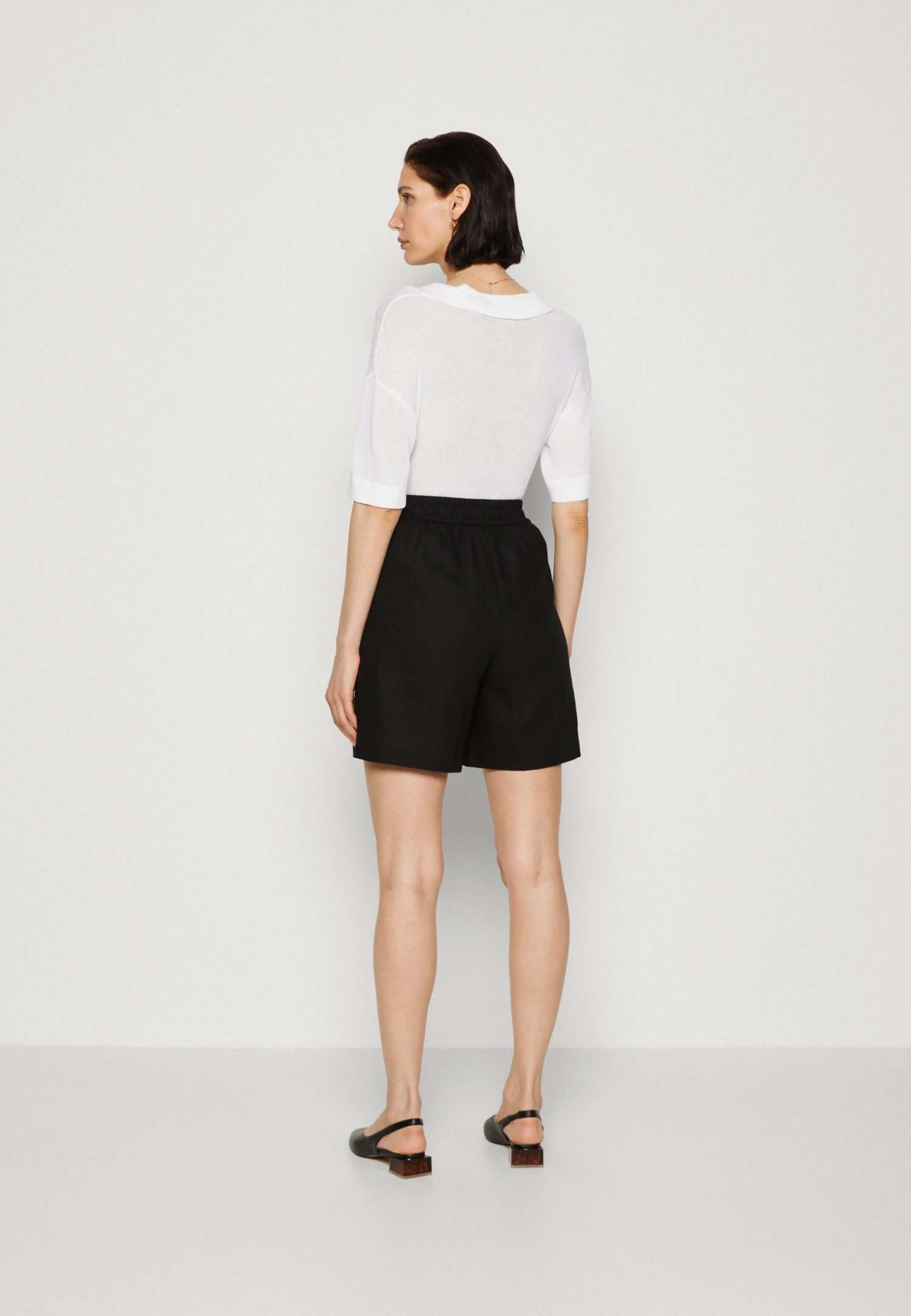 Anna Field Linen Mix - Shorts - Black 5 Anna Field Linen Mix - Shorts - Black - Afbeelding 3