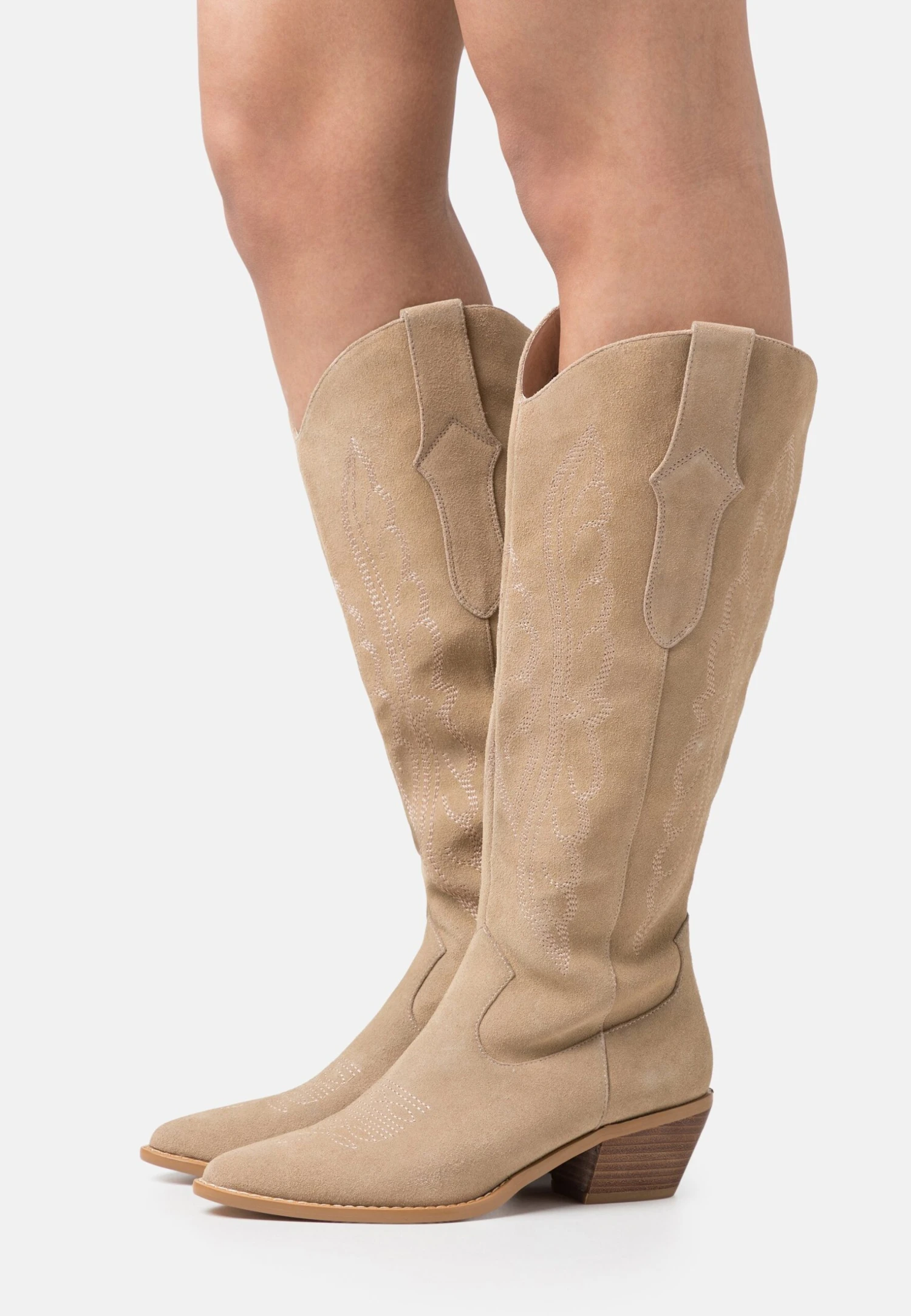 Anna Field Leather- Cowboy-/Bikerlaarzen - Beige 3 Anna Field Leather- Cowboy-/Bikerlaarzen - Beige