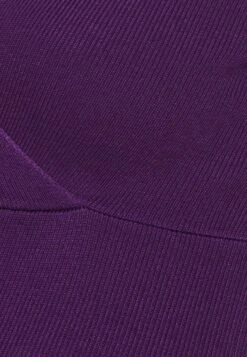 V Ausschnitt Mini Bodycon Ripp Strickkleid - Gebreide Jurk - Purple 7 V Ausschnitt Mini Bodycon Ripp Strickkleid - Gebreide Jurk - Purple -Anna Field 18a6b279dc144692a4478c3b45b4e82d