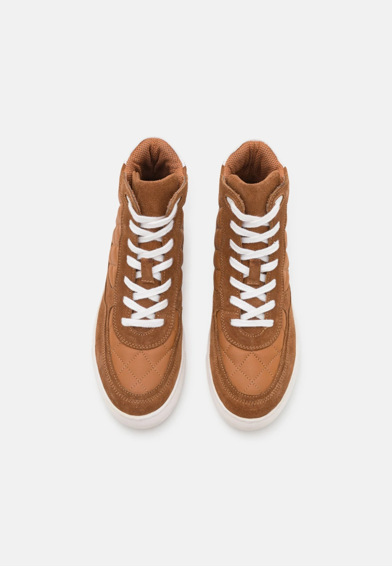 Anna Field Leather - Sneakers Hoog - Cognac 8 Anna Field Leather - Sneakers Hoog - Cognac - Afbeelding 6