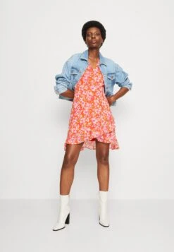 Anna Field Volant Short Dress- Jurk - Red/Multicoloured 9 Anna Field Volant Short Dress- Jurk - Red/Multicoloured -Anna Field 1b1902792de44e1c8fba589ec89b4065