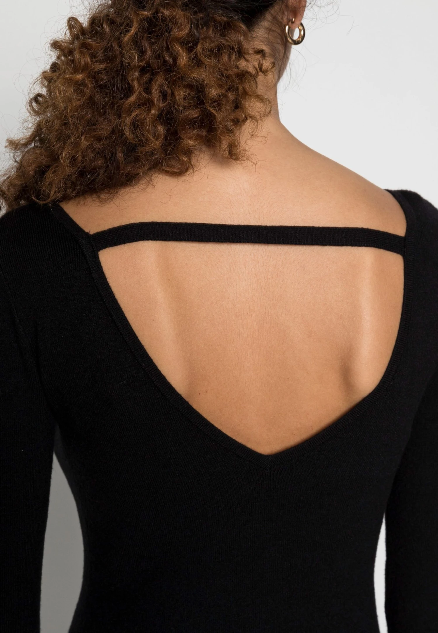 Anna Field Offener Rücken Bodycon Mini Strickkleid - Etui-Jurk - Black 7 Anna Field Offener Rücken Bodycon Mini Strickkleid - Etui-Jurk - Black - Afbeelding 5