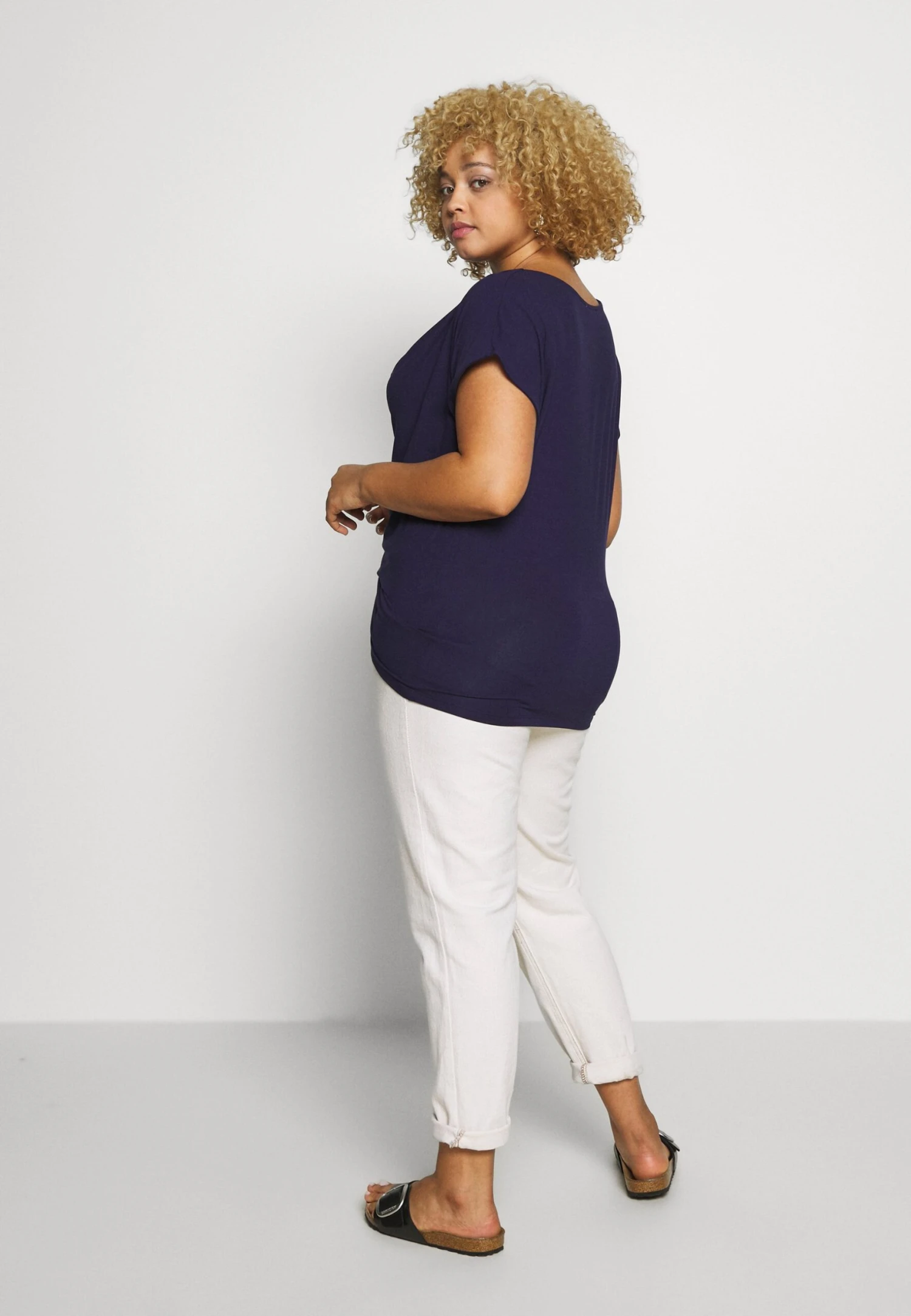 T-Shirt Print - Evening Blue 5 T-Shirt Print - Evening Blue - Afbeelding 3