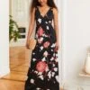 Anna Field Maxi-Jurk - Black/Pink 2 Anna Field Maxi-Jurk - Black/Pink -Anna Field 2545513559fb4693b06992d618728ed7