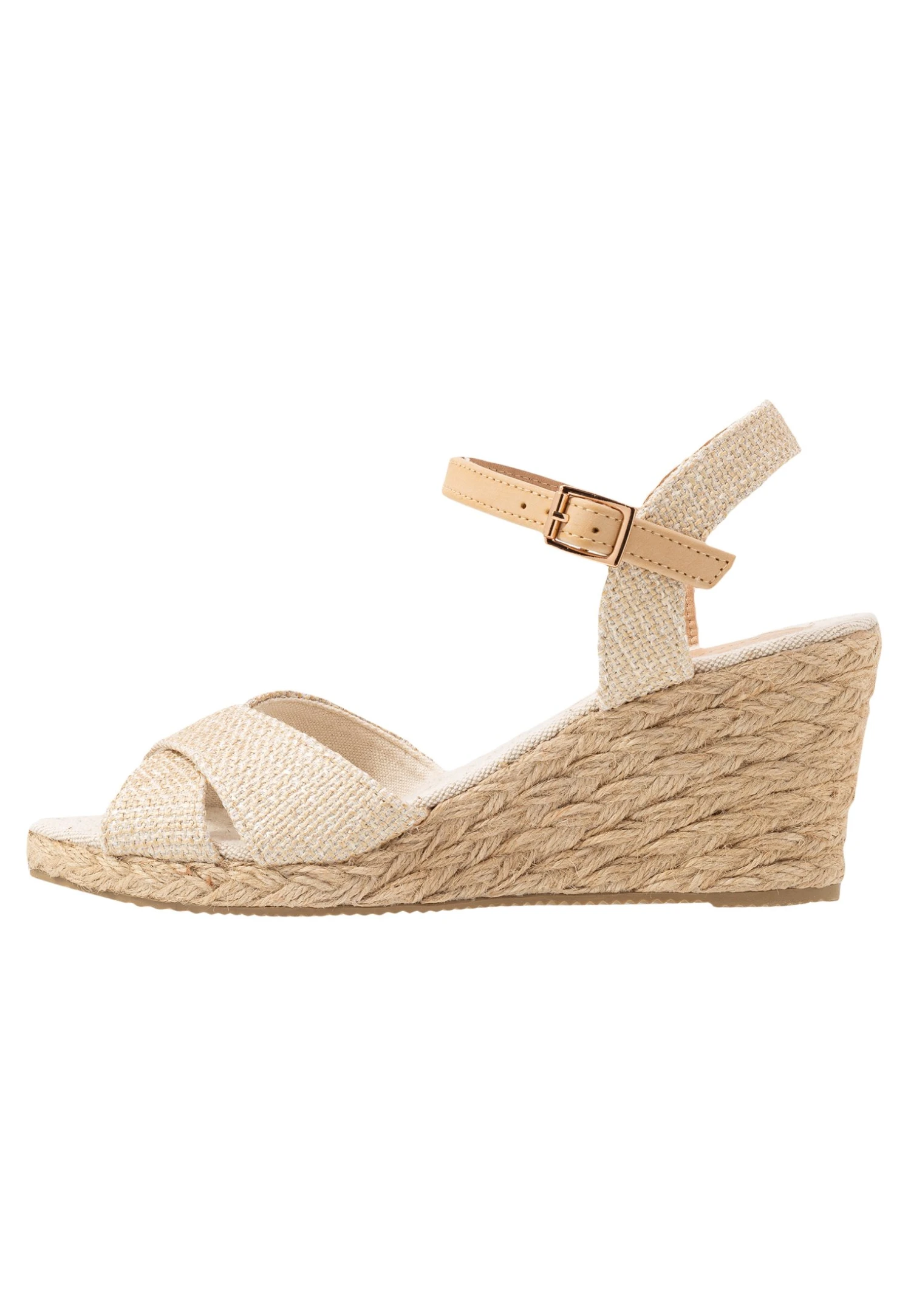 Anna Field Sandalen Met Sleehak - Beige 4 Anna Field Sandalen Met Sleehak - Beige - Afbeelding 2