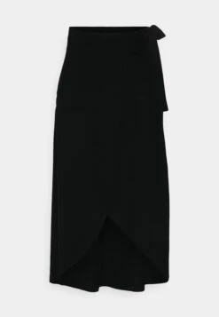 Anna Field Basic Wrap Over Midi Skirt- A-Lijn Rok - Black 14 Anna Field Basic Wrap Over Midi Skirt- A-Lijn Rok - Black -Anna Field 279db1138765484094cab33f5c3878d4