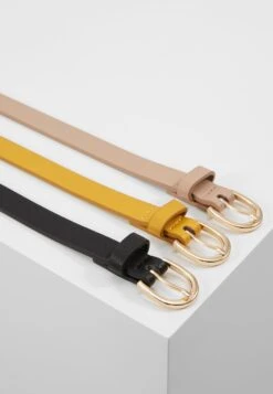 Anna Field 3 Pack - Tailleriem - Black/Yellow/Taup 10 Anna Field 3 Pack - Tailleriem - Black/Yellow/Taup -Anna Field 2a04016d6cc545b2b15b28c388cf9d6d
