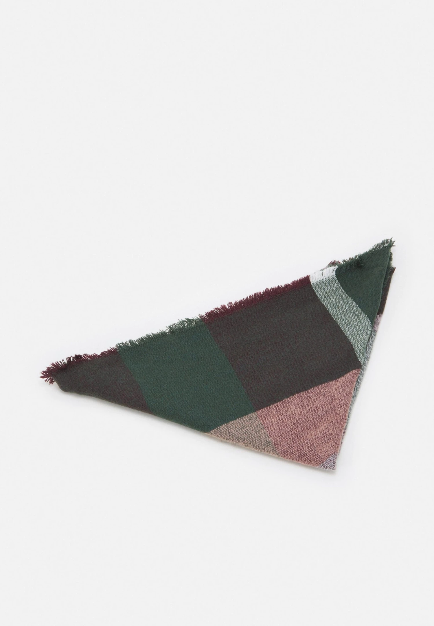 Anna Field Halsdoek - Dark Green/Light Pink 4 Anna Field Halsdoek - Dark Green/Light Pink - Afbeelding 2