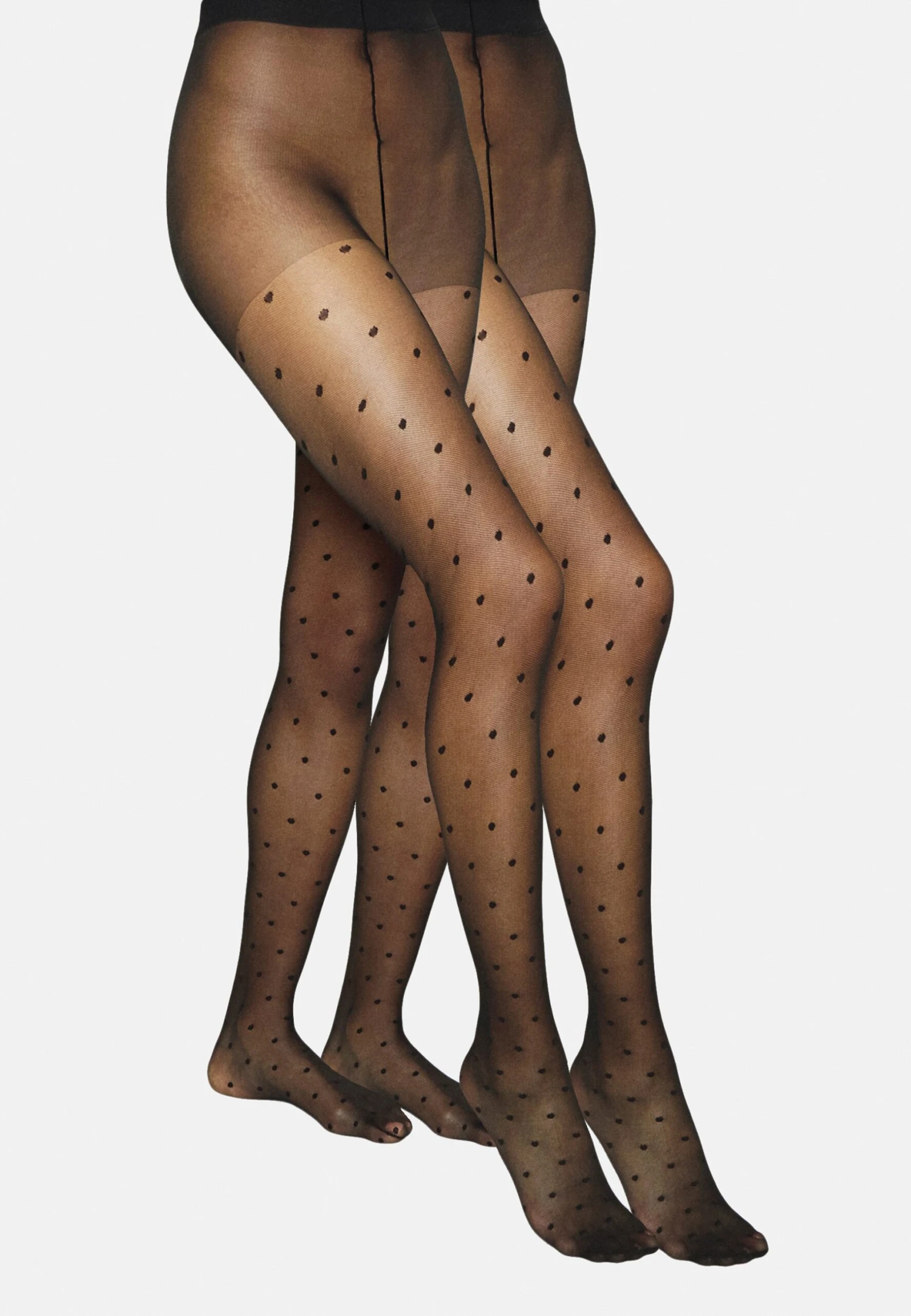 Anna Field 20 DenPolka Dots Tights - Panty - Black 4 Anna Field 20 DenPolka Dots Tights - Panty - Black - Afbeelding 2