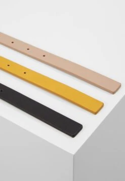 Anna Field 3 Pack - Tailleriem - Black/Yellow/Taup 11 Anna Field 3 Pack - Tailleriem - Black/Yellow/Taup -Anna Field 32bda4e02b00493ba900a2850980ed28