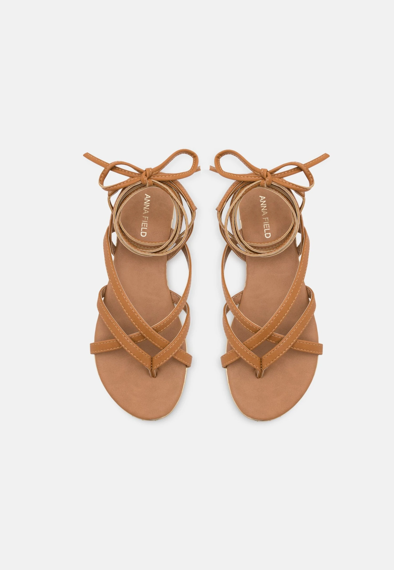 Anna Field Teensandalen - Cognac 8 Anna Field Teensandalen - Cognac - Afbeelding 6