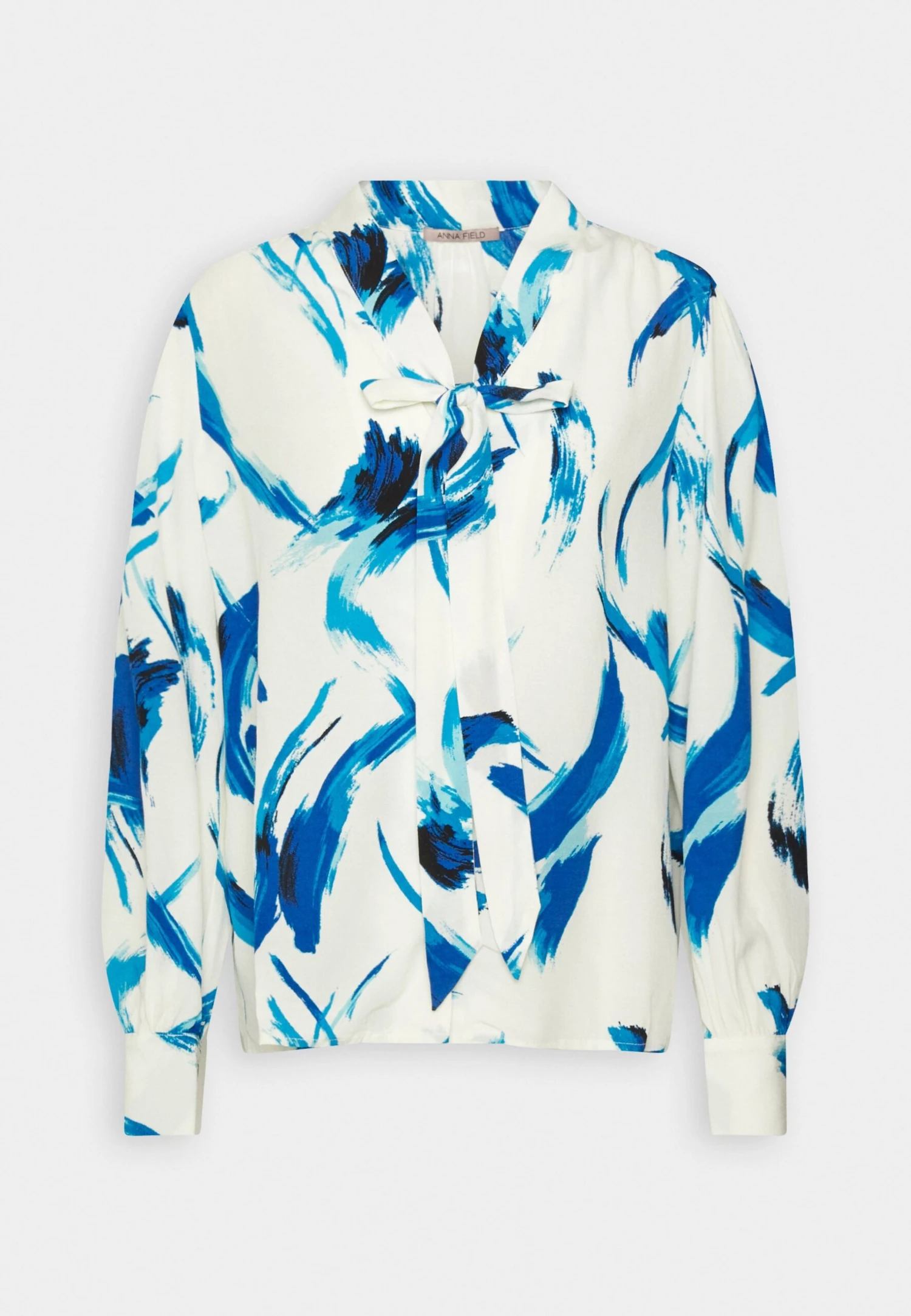 Anna Field Overhemdblouse - White, Blue 6 Anna Field Overhemdblouse - White, Blue - Afbeelding 4