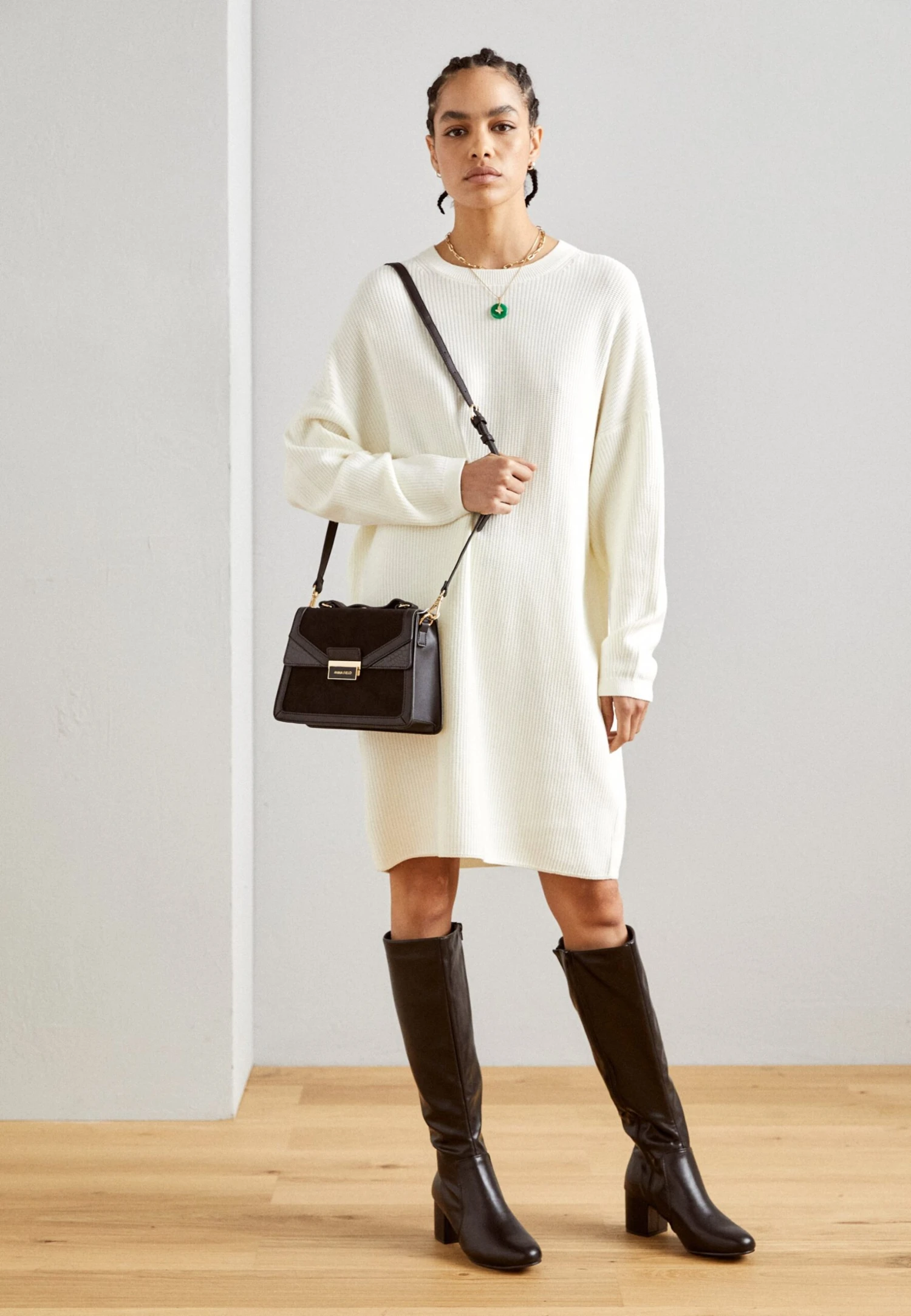 Anna Field Handtas - Black/Black 5 Anna Field Handtas - Black/Black - Afbeelding 3