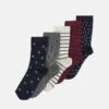 Anna Field 5 Pack - Sokken - Dark Blue/Dark Red 1 Anna Field 5 Pack - Sokken - Dark Blue/Dark Red -Anna Field 40f7ff545d8c445daaba3210226133d0