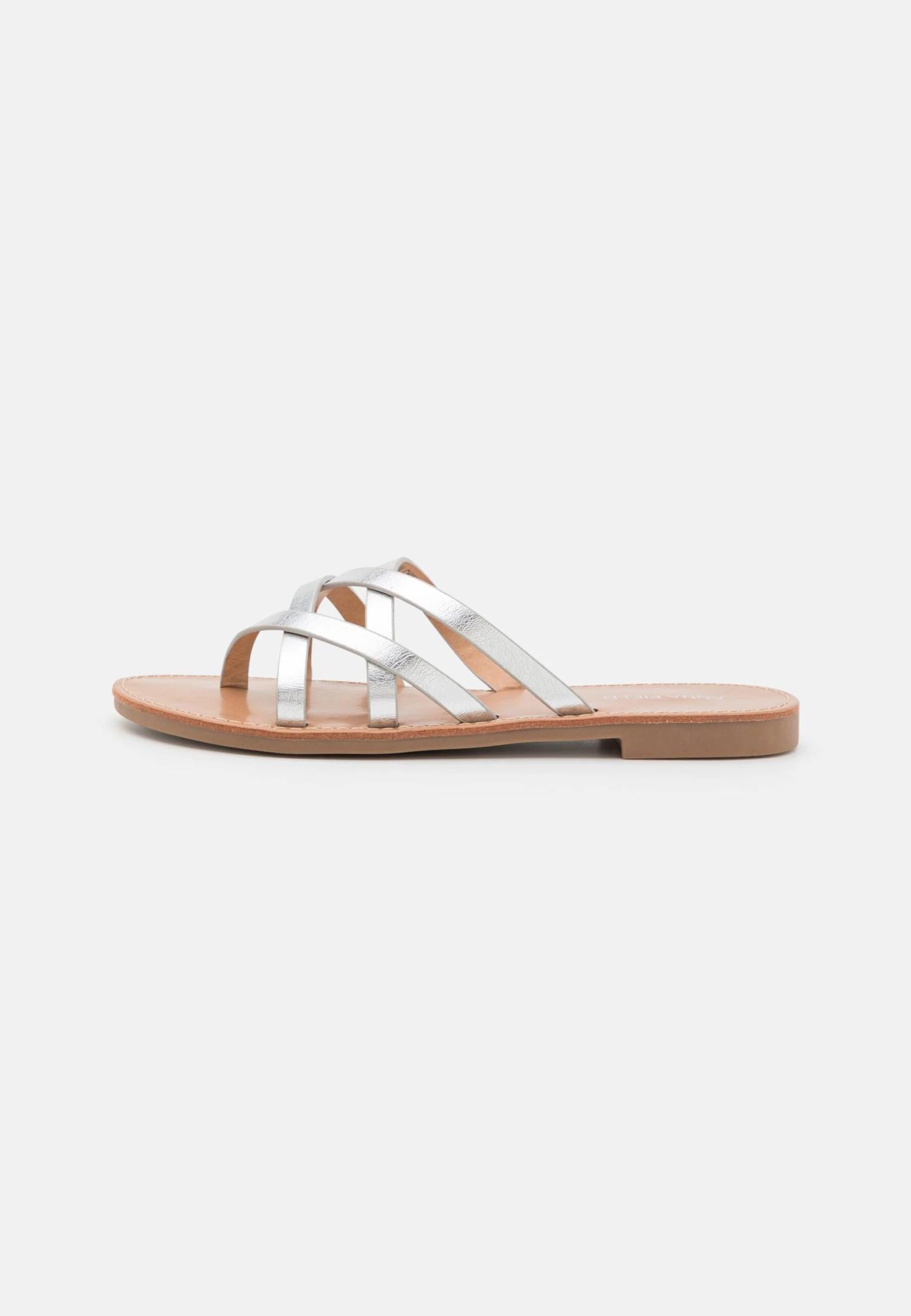 Anna Field Teensandalen - Silver 4 Anna Field Teensandalen - Silver - Afbeelding 2