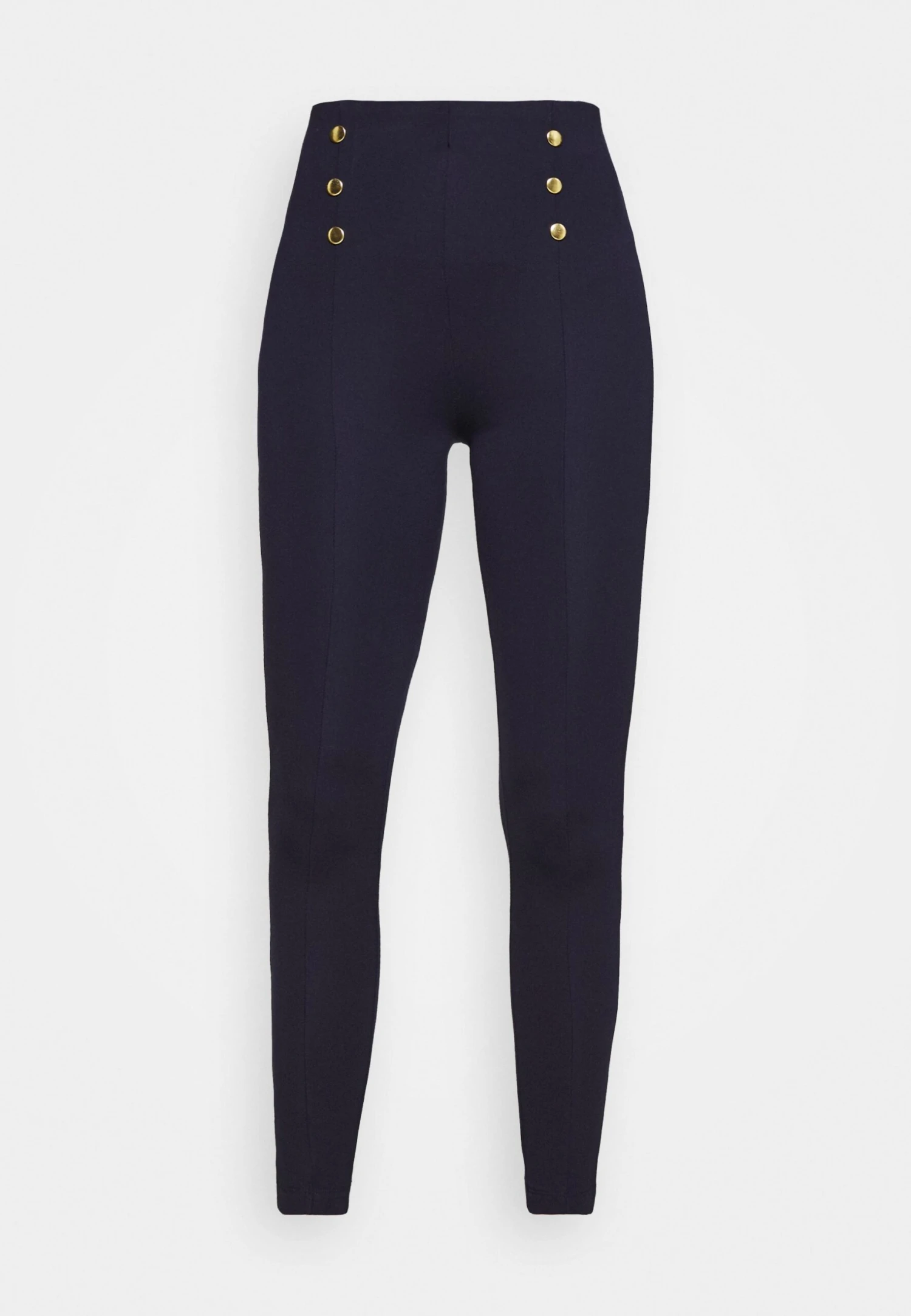 Anna Field Punto Leggings With Button Detail - Legging - Dark Blue 7 Anna Field Punto Leggings With Button Detail - Legging - Dark Blue - Afbeelding 5