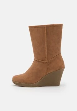 Anna Field Winter Boot - Enkellaarsjes Met Sleehak - Cognac 9 Anna Field Winter Boot - Enkellaarsjes Met Sleehak - Cognac -Anna Field 48a9bc74f0664b3881f655fb98dbb87a