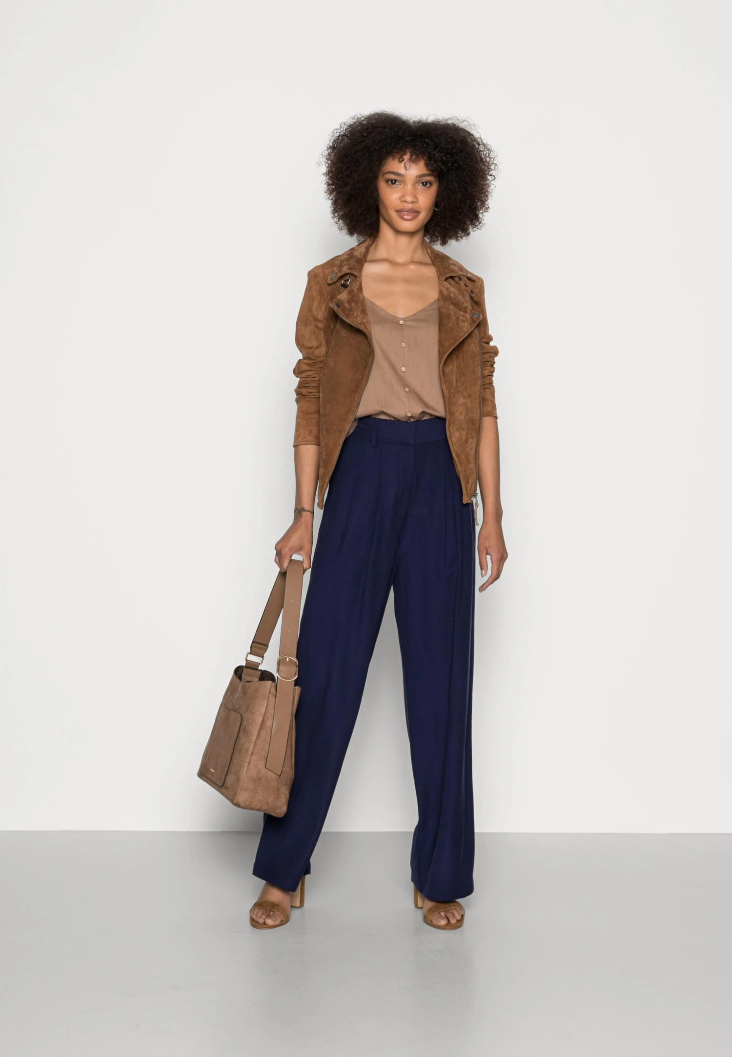 Anna Field Broek - Dark Blue 4 Anna Field Broek - Dark Blue - Afbeelding 2