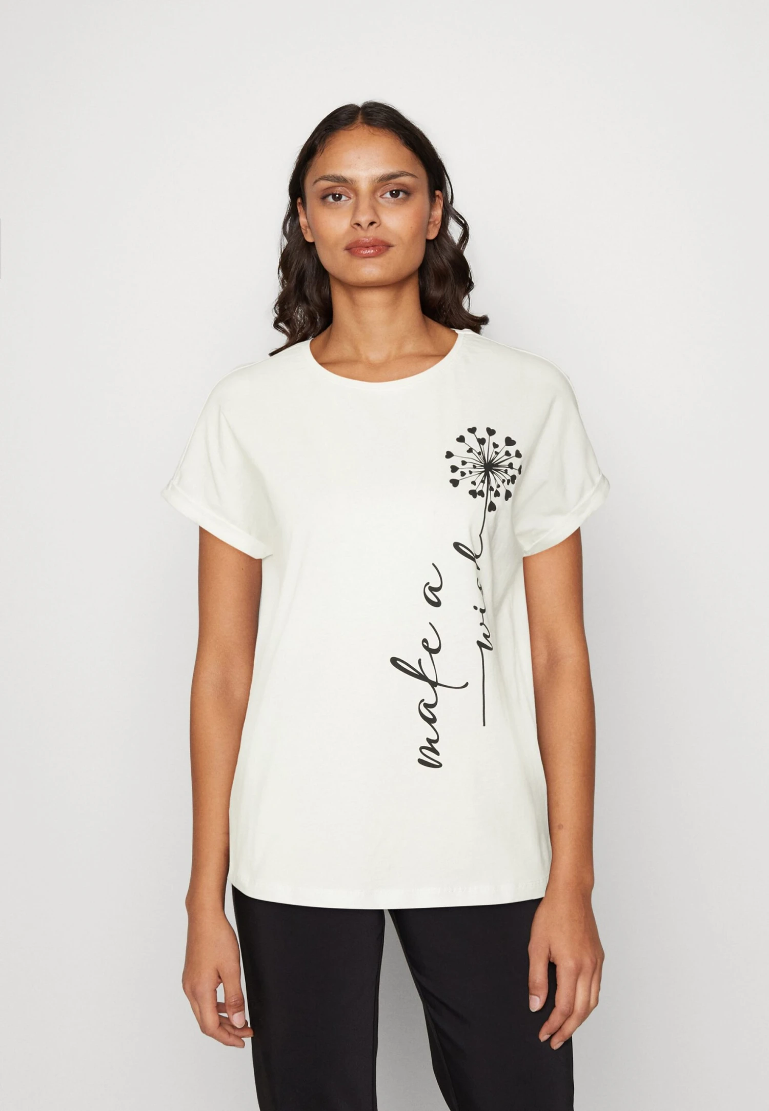 Anna Field T-Shirt Print - Off-White 3 Anna Field T-Shirt Print - Off-White