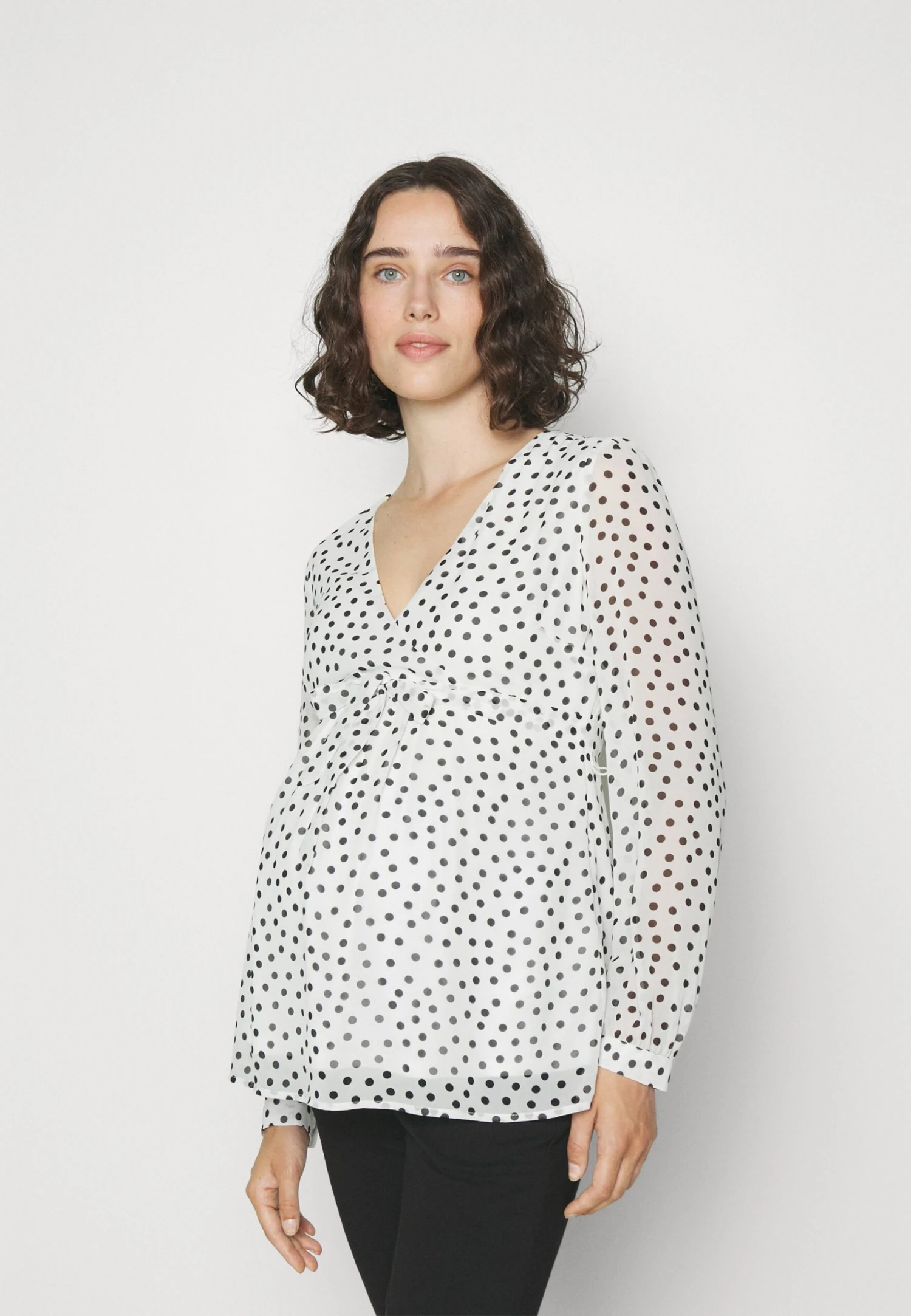 Blouse - White/Black 3 Blouse - White/Black