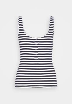 Anna Field Top - White/Blue 12 Anna Field Top - White/Blue -Anna Field 4df8974b859b41f4b276fcd56a336a9a