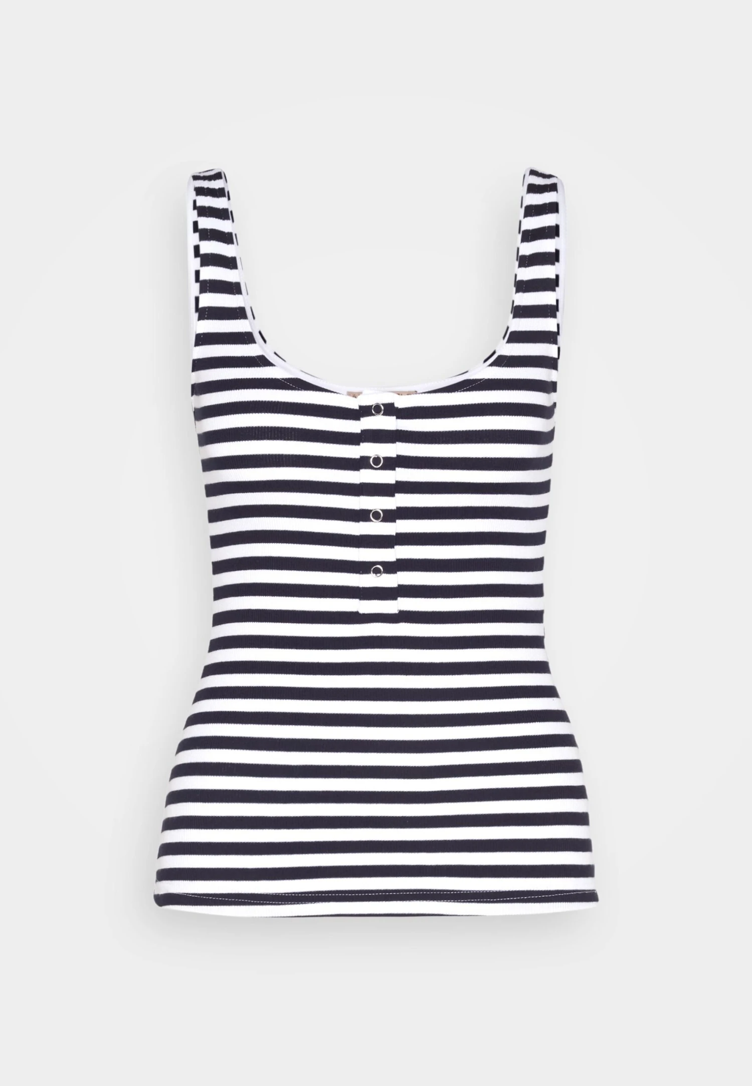 Anna Field Top - White/Blue 7 Anna Field Top - White/Blue - Afbeelding 5