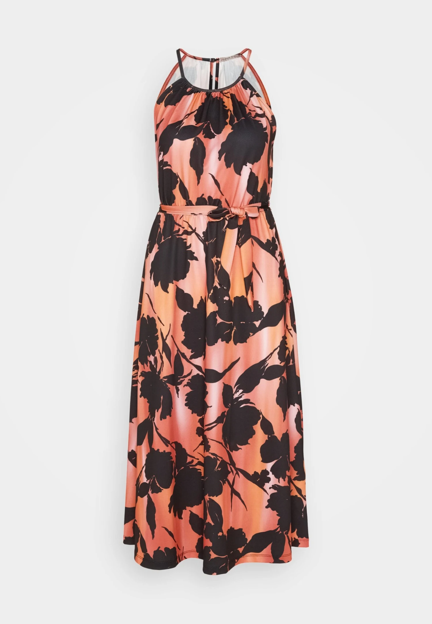 Anna Field Jerseyjurk - Black/Orange 9 Anna Field Jerseyjurk - Black/Orange - Afbeelding 7