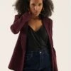 Anna Field Blazer - Bordeaux 1 Anna Field Blazer - Bordeaux -Anna Field 519507e583db4e14bec138c19ee571a5