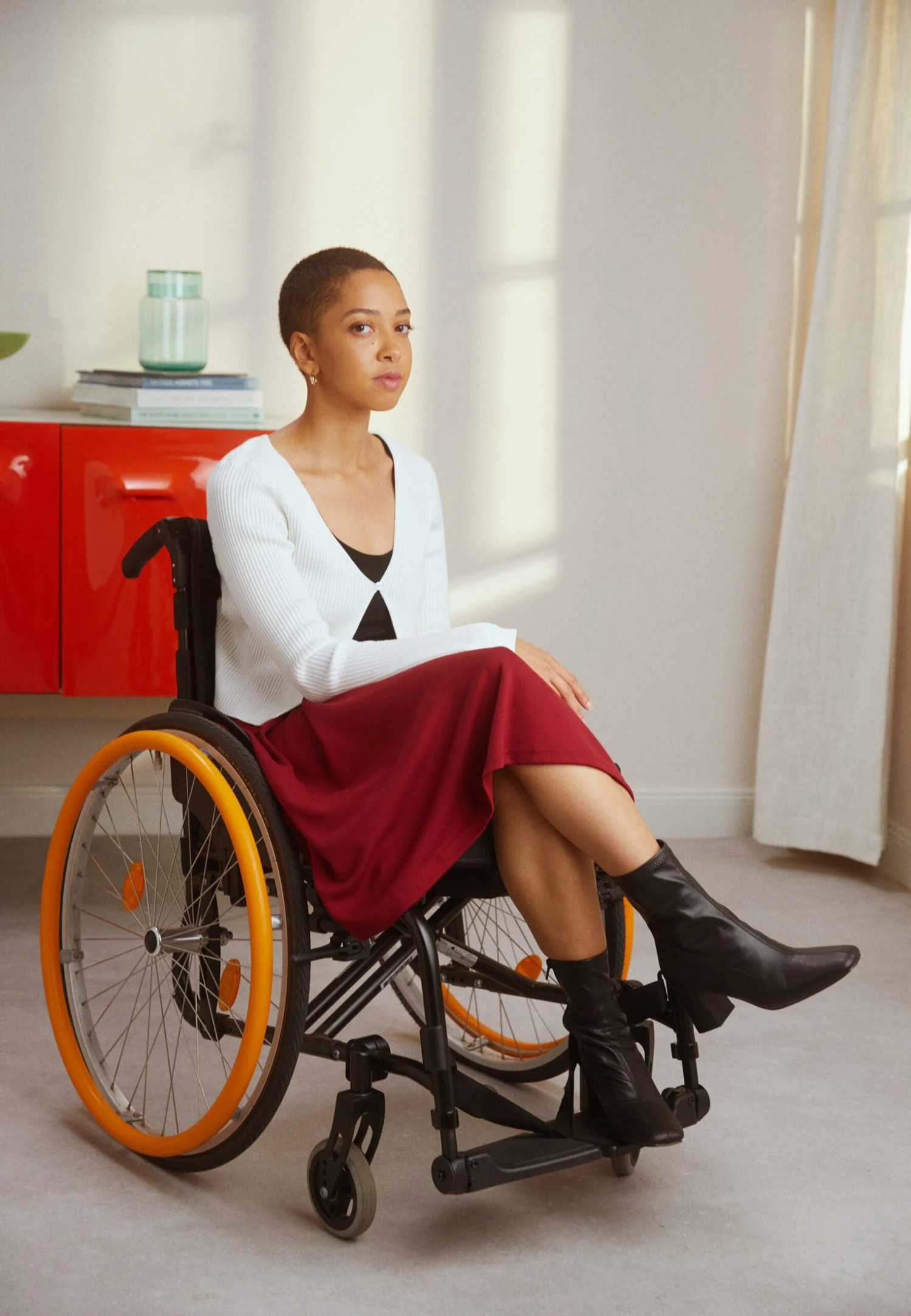 Anna Field Plooirok - Red 4 Anna Field Plooirok - Red - Afbeelding 2