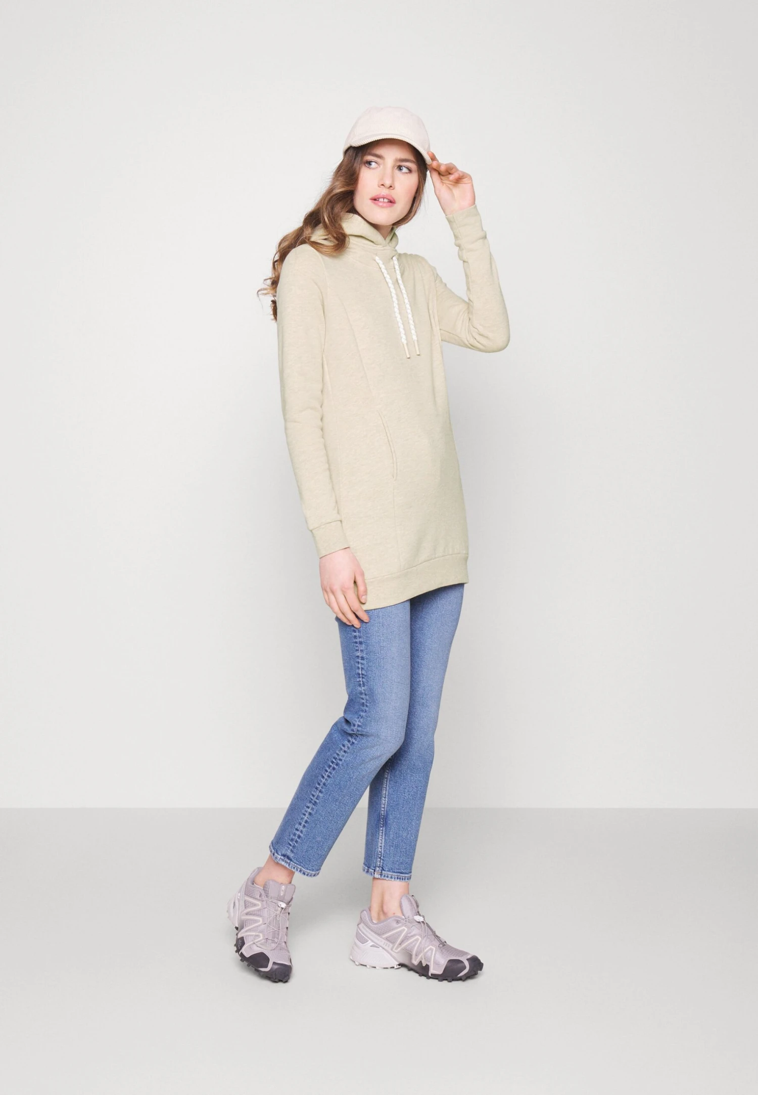 Hoodie - Mottled Beige 4 Hoodie - Mottled Beige - Afbeelding 2