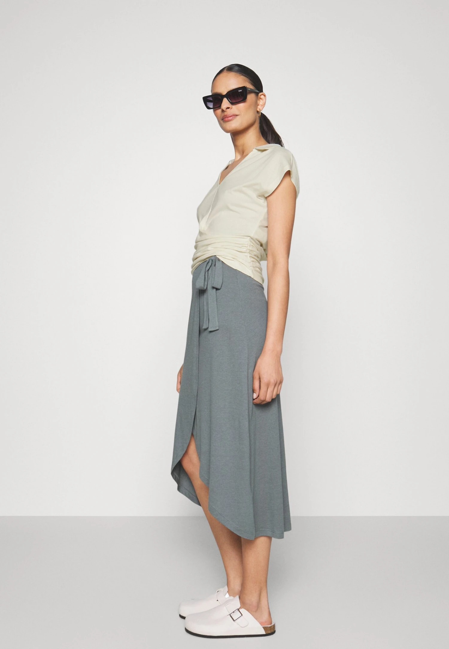 Anna Field Wrap Blouse- Blouse - Offwhite 7 Anna Field Wrap Blouse- Blouse - Offwhite - Afbeelding 5