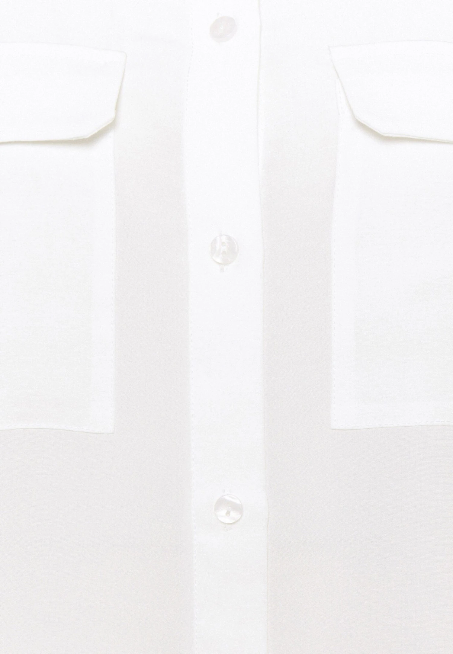 Anna Field Basic Blouse With Front Pockets - Overhemdblouse - Offwhite 9 Anna Field Basic Blouse With Front Pockets - Overhemdblouse - Offwhite - Afbeelding 7