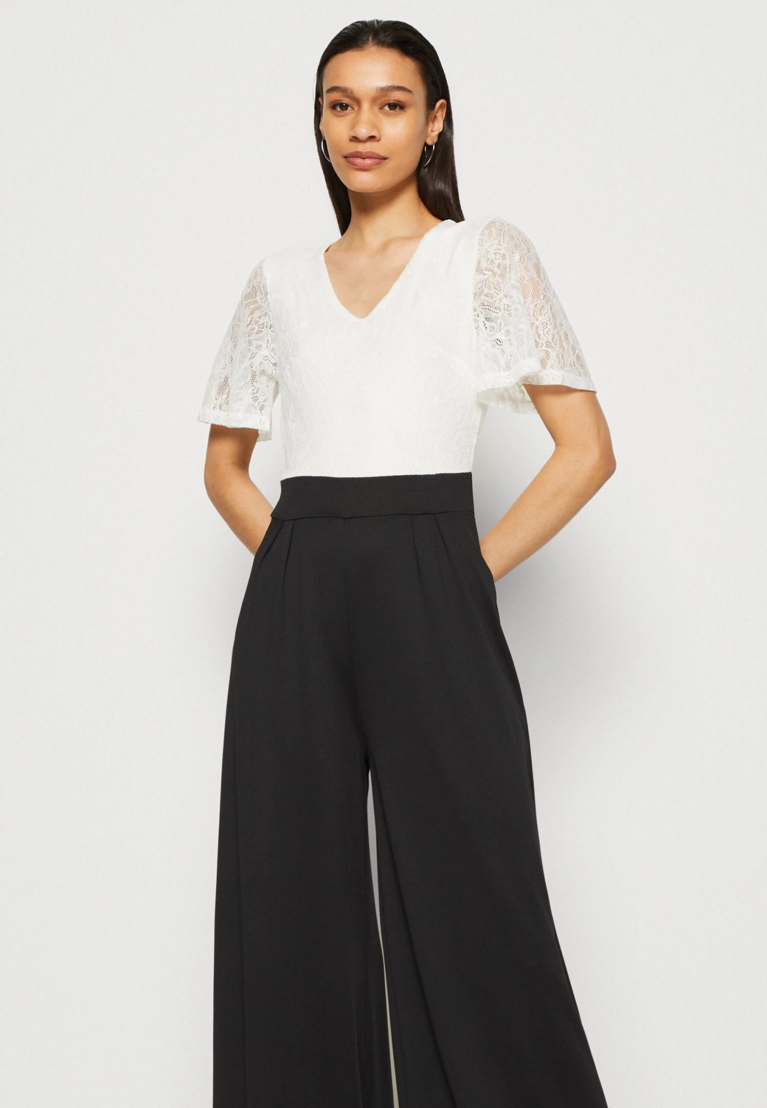 Anna Field Jumpsuit - White/Black 6 Anna Field Jumpsuit - White/Black - Afbeelding 4