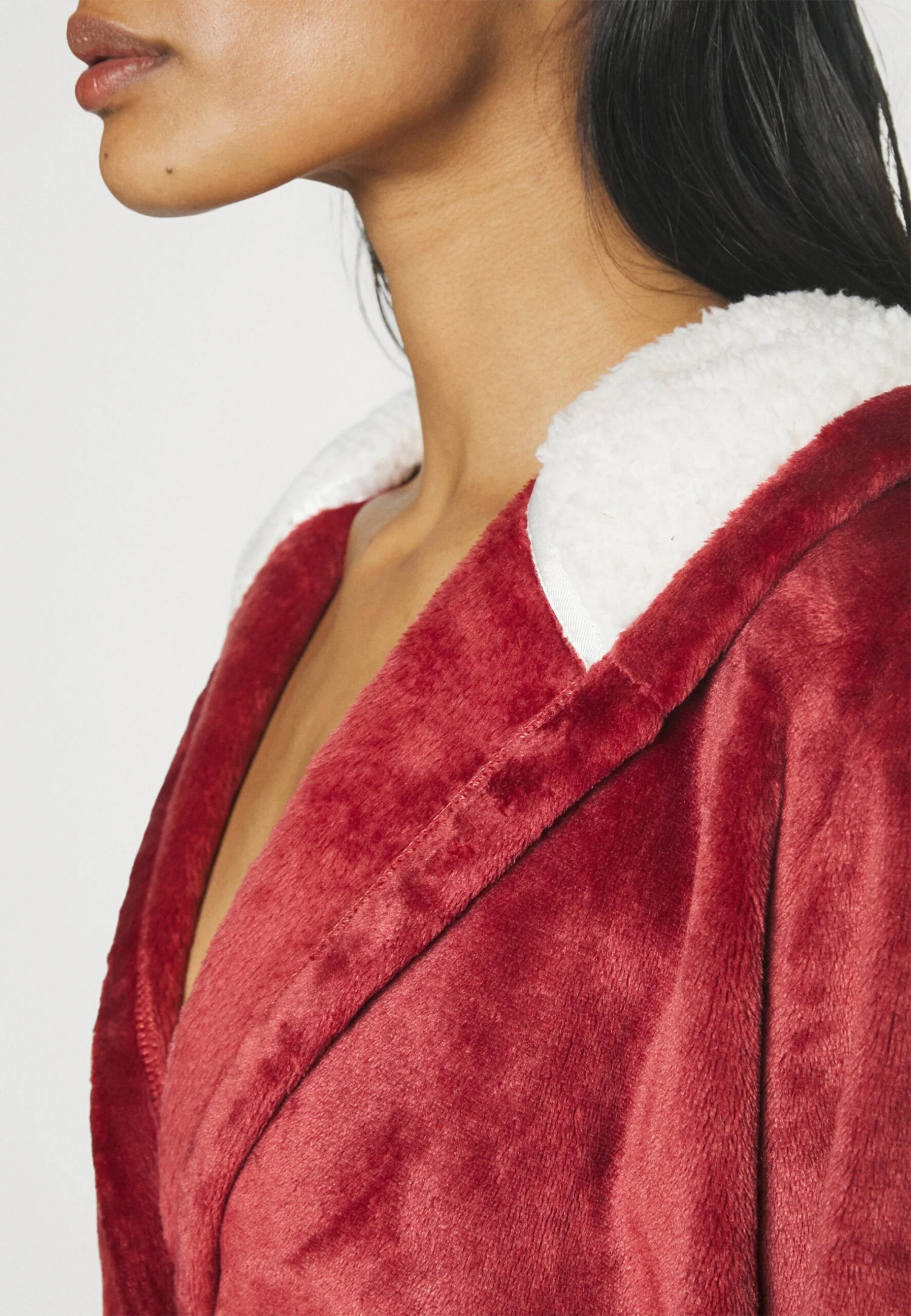 Anna Field Badjas - Dark Red 8 Anna Field Badjas - Dark Red - Afbeelding 6