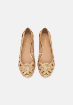 Anna Field Leather - Peeptoe Ballerina'S - Gold 16 Anna Field Leather - Peeptoe Ballerina'S - Gold -Anna Field 5ed49c51e4074e6f90688af78276e003