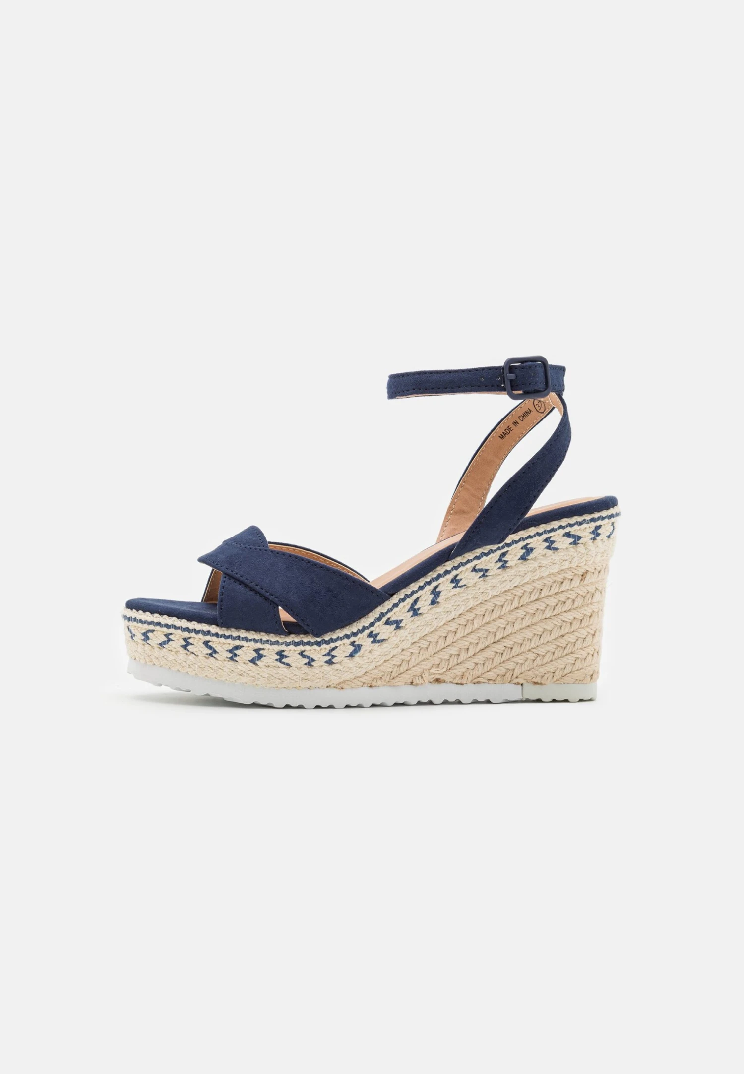 Anna Field Sandalen Met Sleehak - Dark Blue 4 Anna Field Sandalen Met Sleehak - Dark Blue - Afbeelding 2