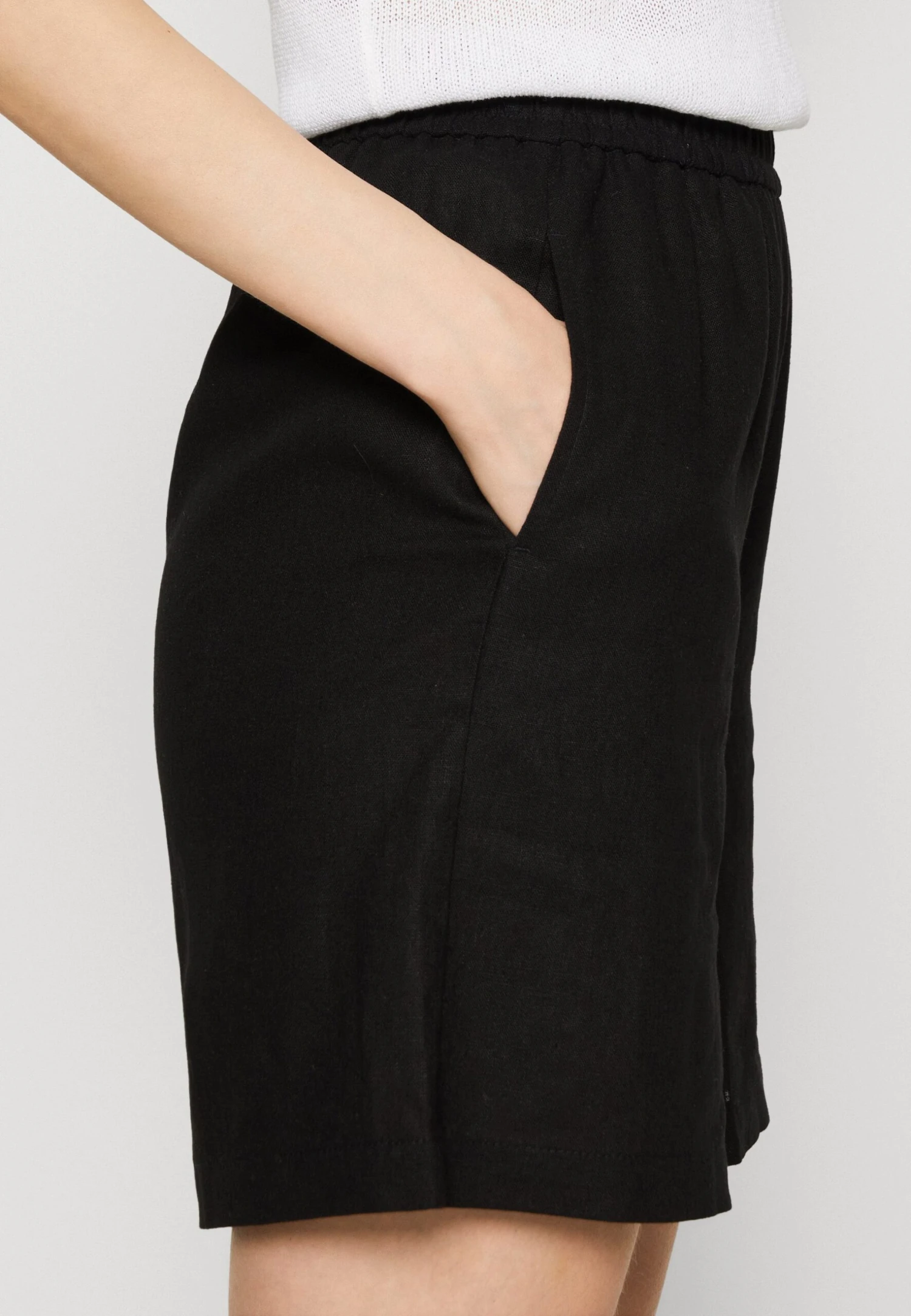 Anna Field Linen Mix - Shorts - Black 8 Anna Field Linen Mix - Shorts - Black - Afbeelding 6