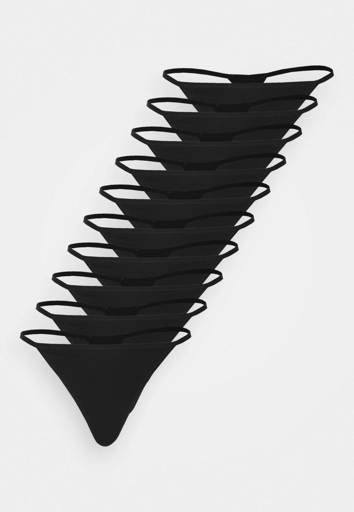 Anna Field Cody 10Pp Cotton Thong - String - Black 6 Anna Field Cody 10Pp Cotton Thong - String - Black - Afbeelding 4