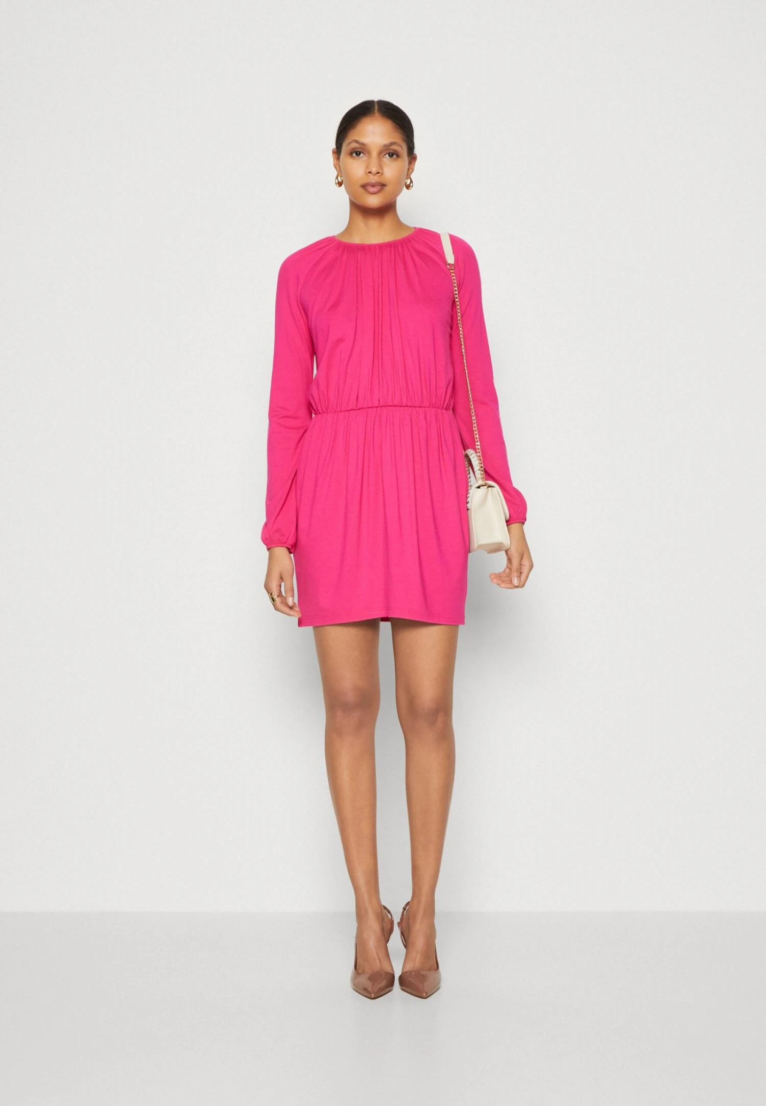 Anna Field Jerseyjurk - Pink 4 Anna Field Jerseyjurk - Pink - Afbeelding 2