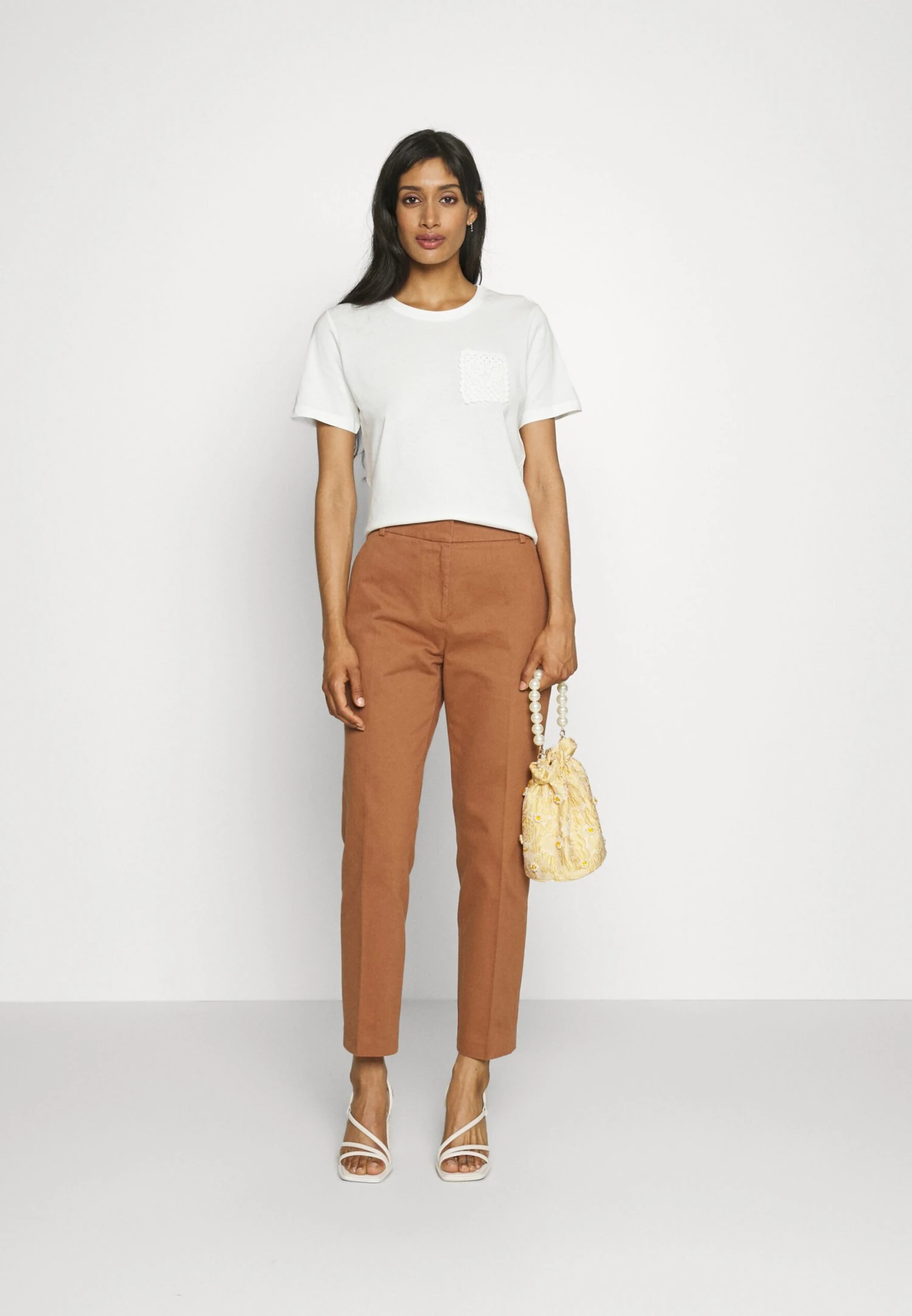 Anna Field T-Shirt Basic - Off White 4 Anna Field T-Shirt Basic - Off White - Afbeelding 2