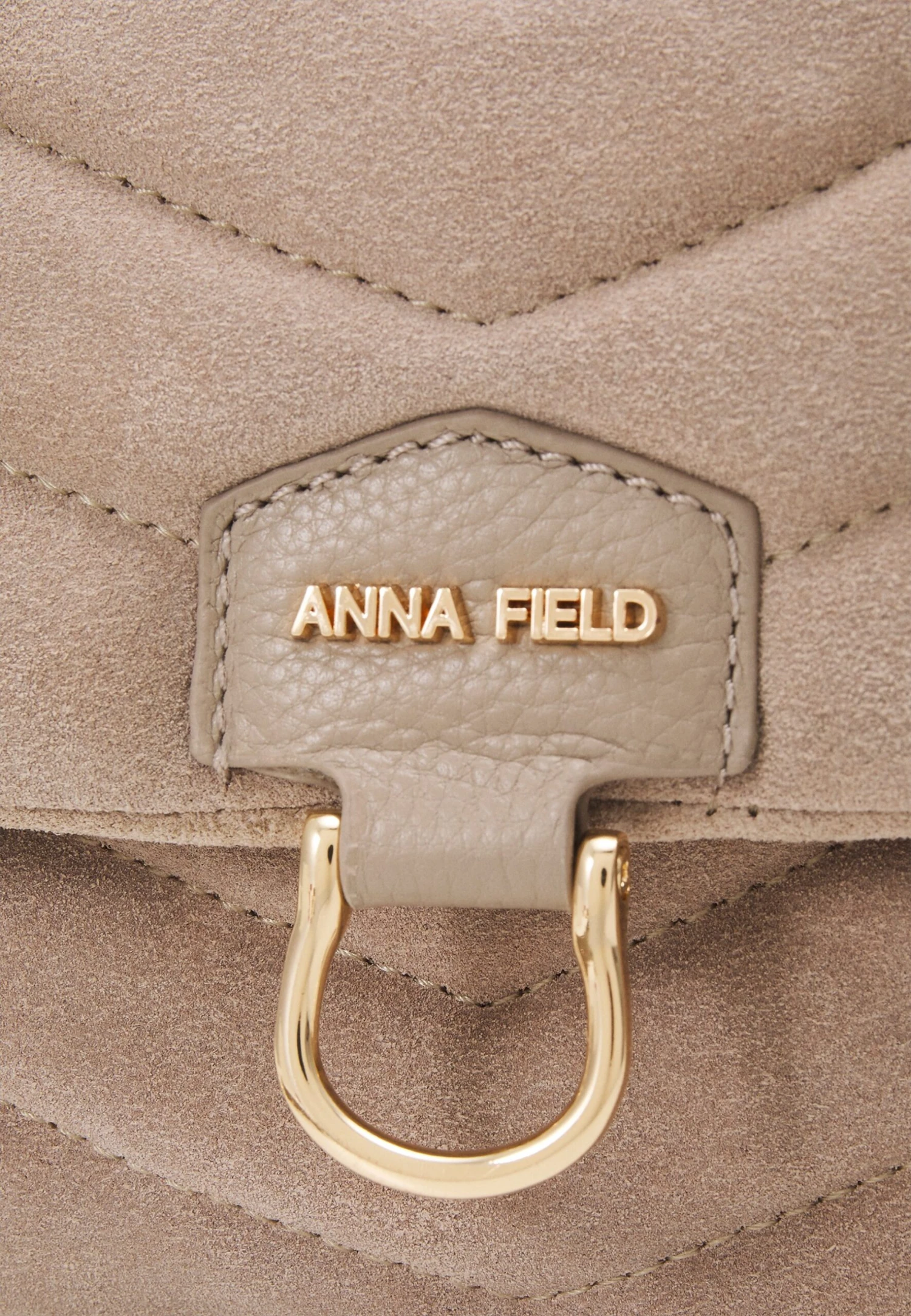 Anna Field Leather - Schoudertas -Taupe 6 Anna Field Leather - Schoudertas -Taupe - Afbeelding 4