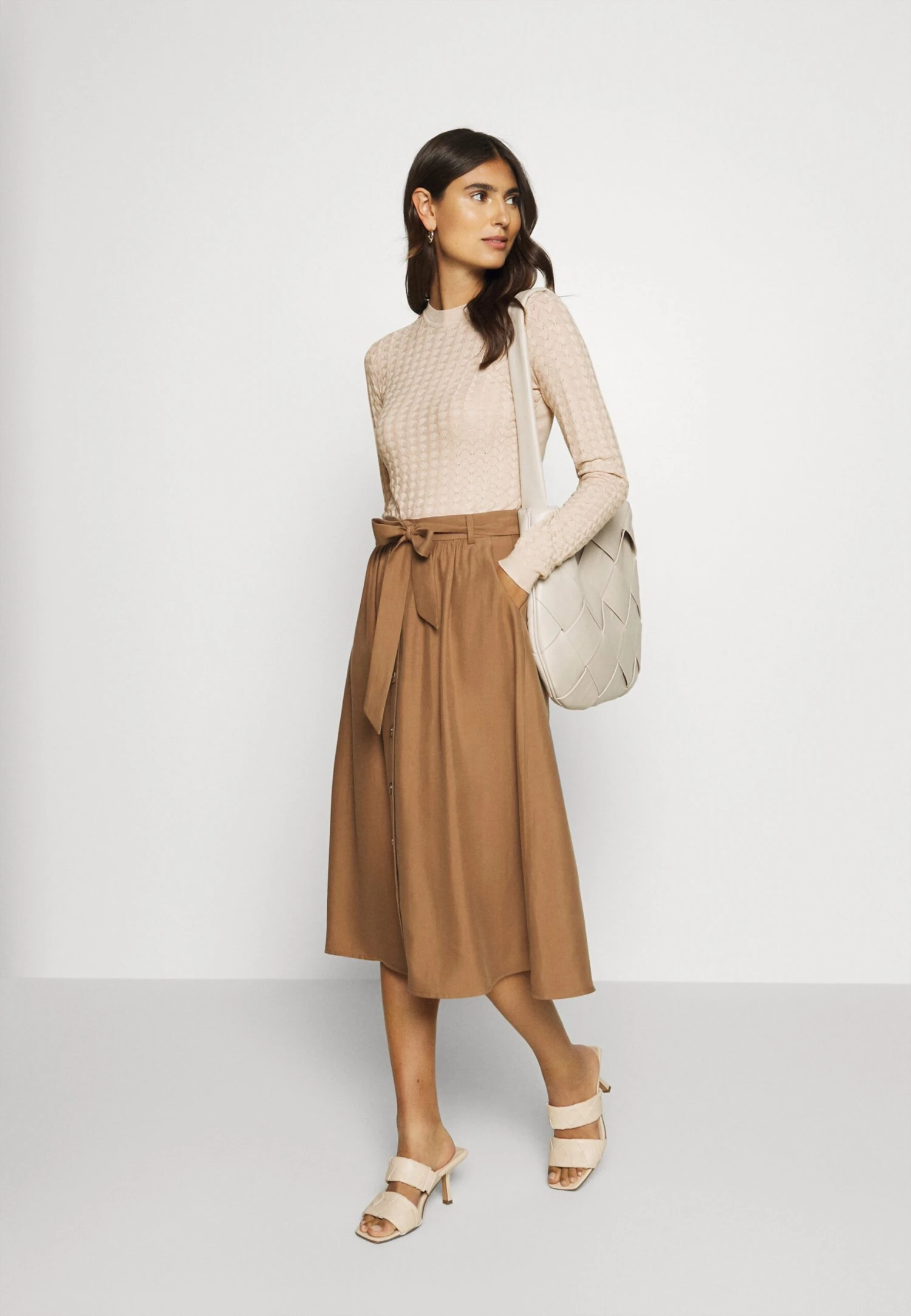 Anna Field Trui - Light Tan Melange 4 Anna Field Trui - Light Tan Melange - Afbeelding 2