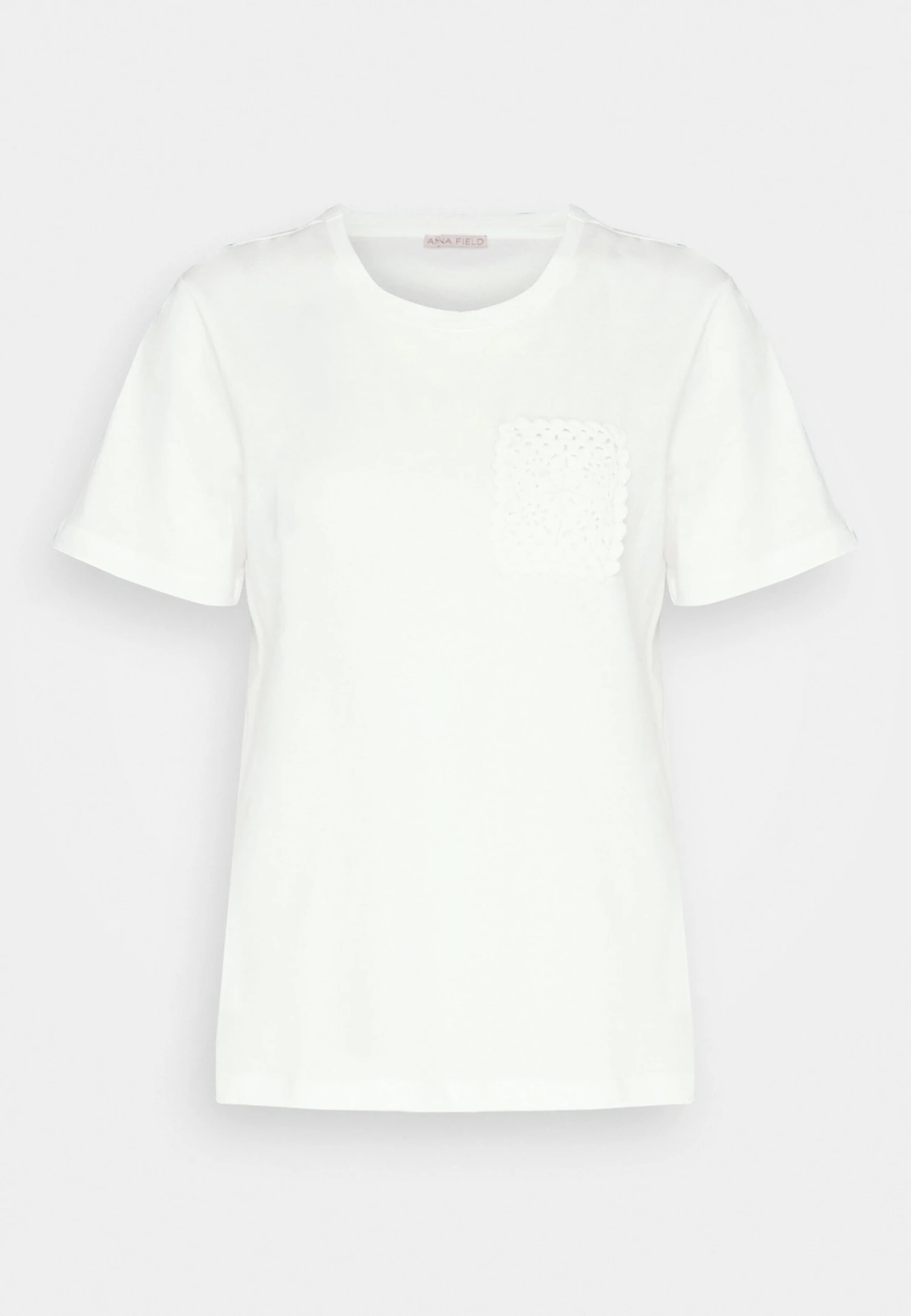 Anna Field T-Shirt Basic - Off White 6 Anna Field T-Shirt Basic - Off White - Afbeelding 4