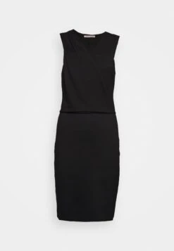 Drapped Neckline Smart Bodycon Sleeveless Mini Dress - Jerseyjurk - Black 12 Drapped Neckline Smart Bodycon Sleeveless Mini Dress - Jerseyjurk - Black -Anna Field 7e169e682756419492298dc1919a2371