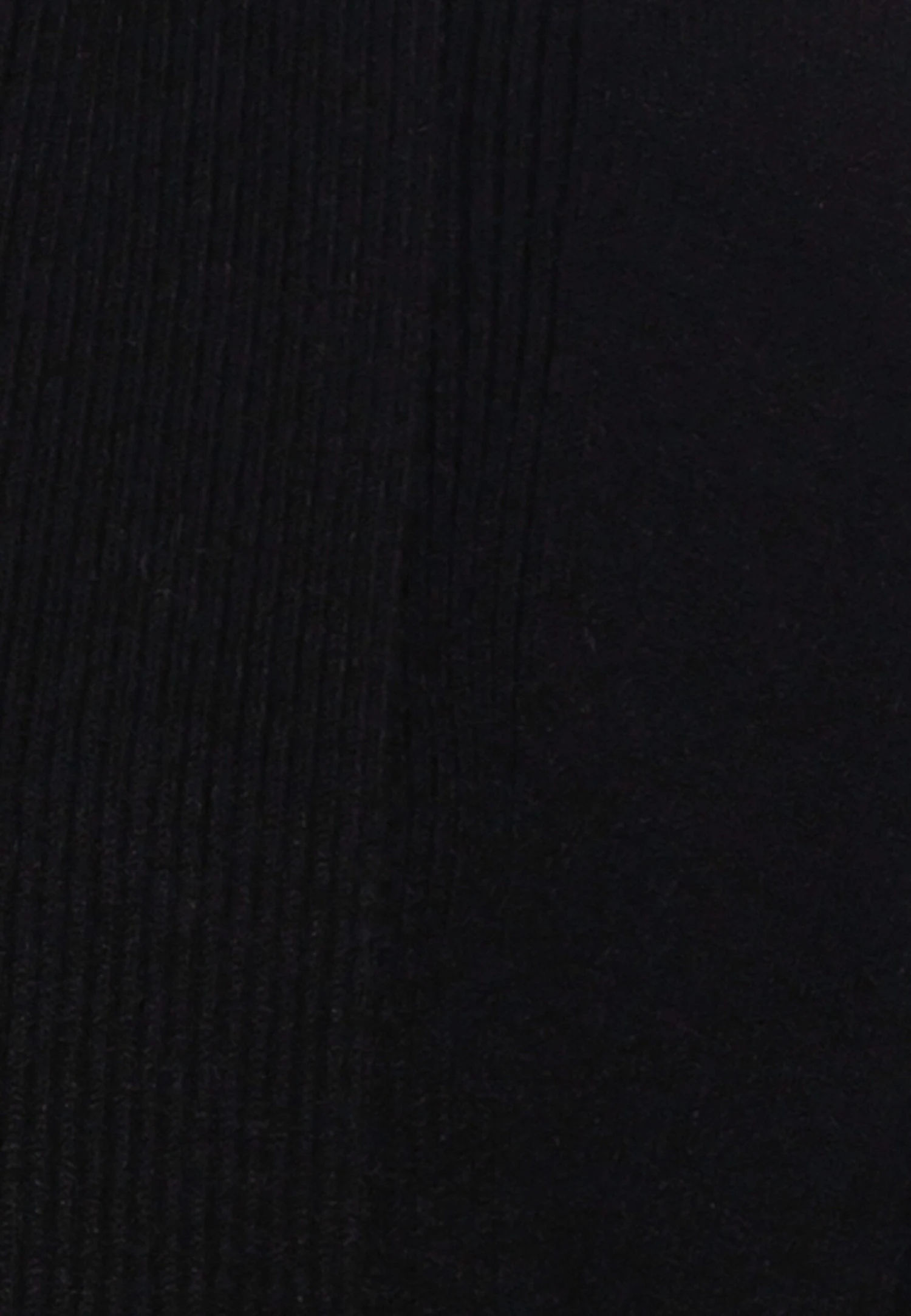 Anna Field Ribbed Fold Collar - Vest - Black 5 Anna Field Ribbed Fold Collar - Vest - Black - Afbeelding 3